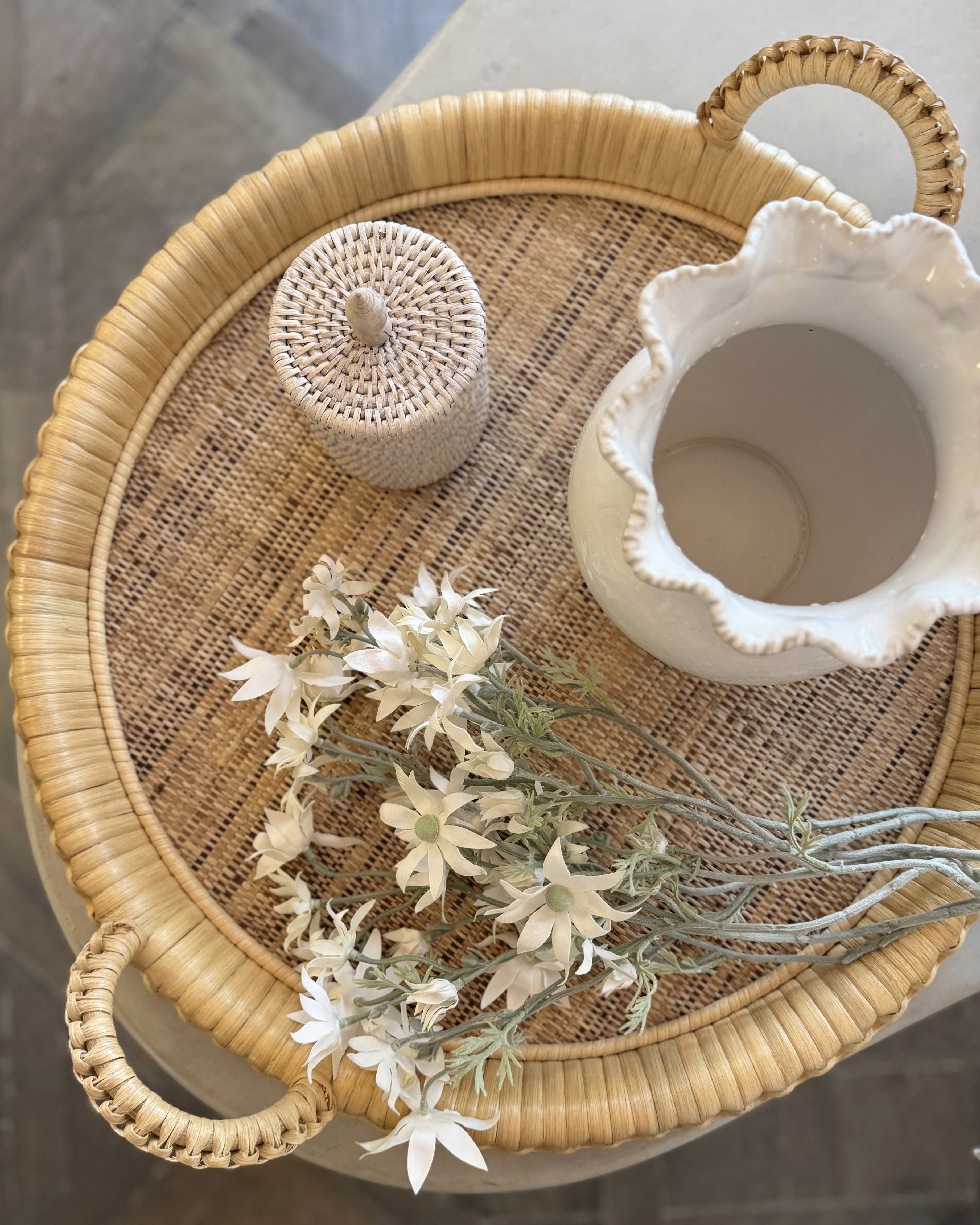 Kenis Round Tray by Palecek