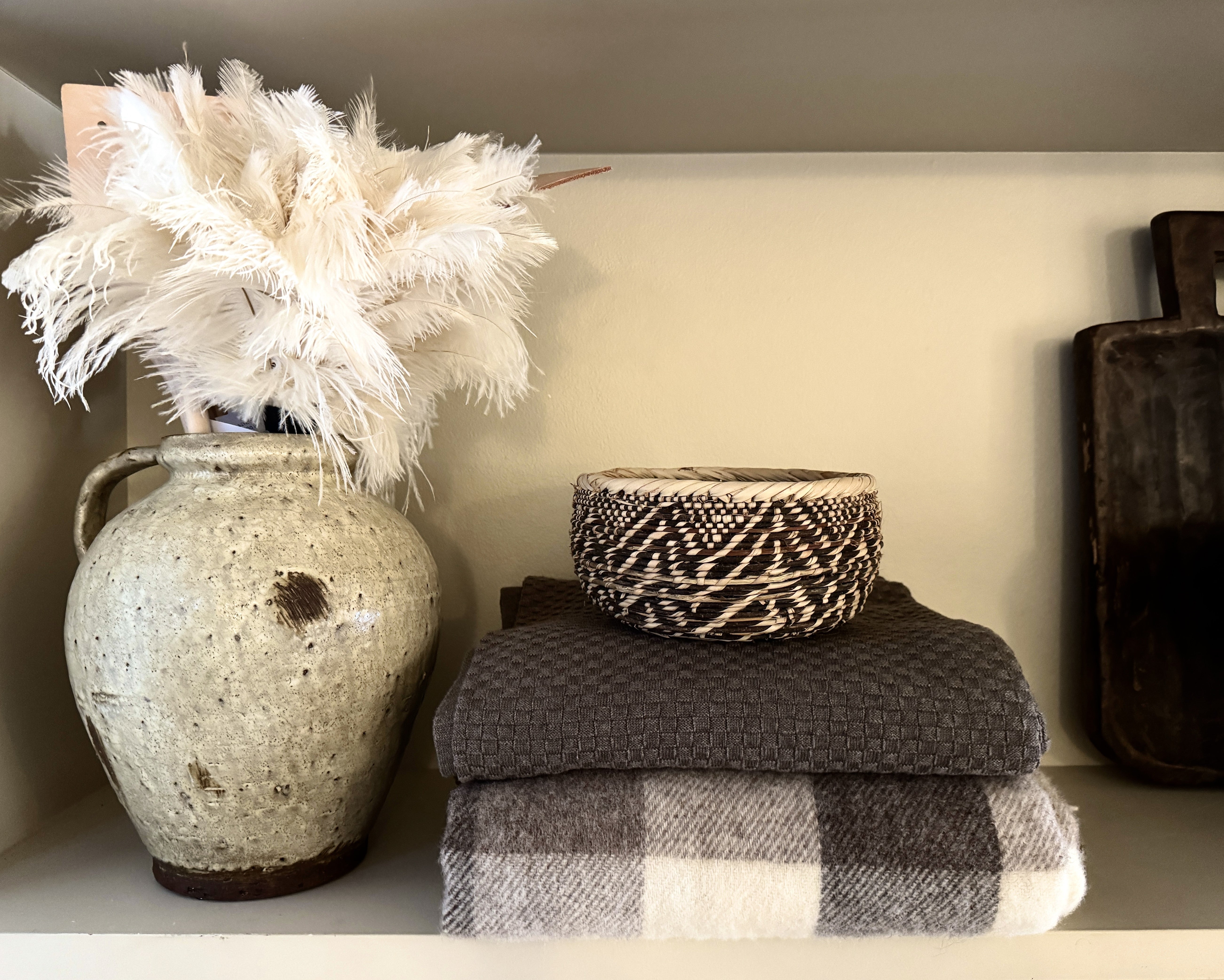 Pure Cotton Throw - Basketweave