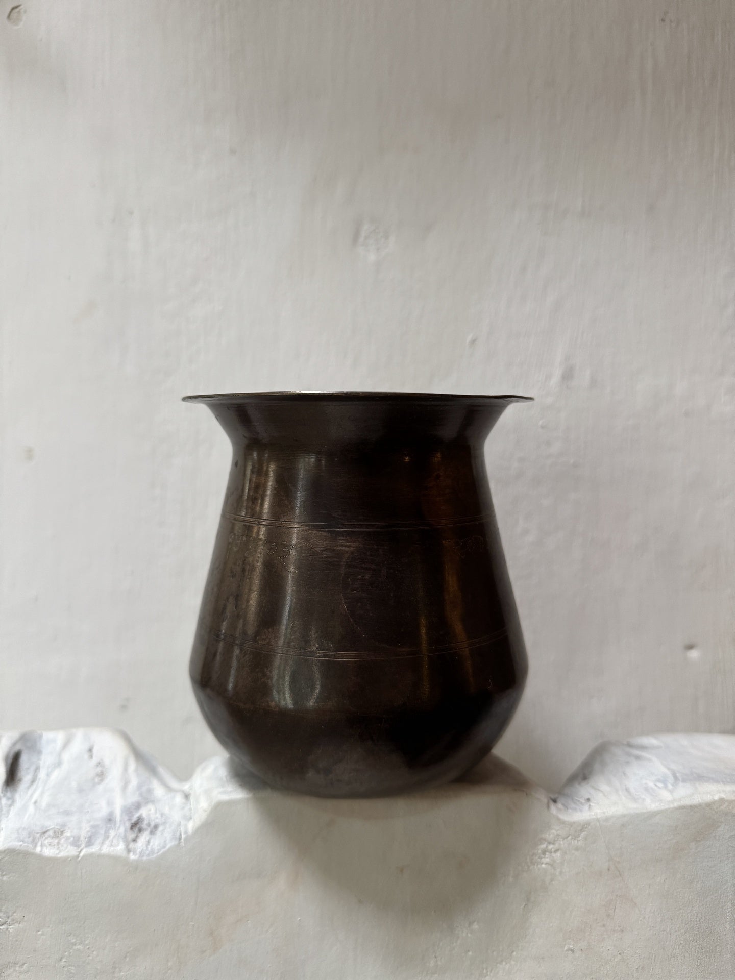 Brass Lota Ø10 x H10cm