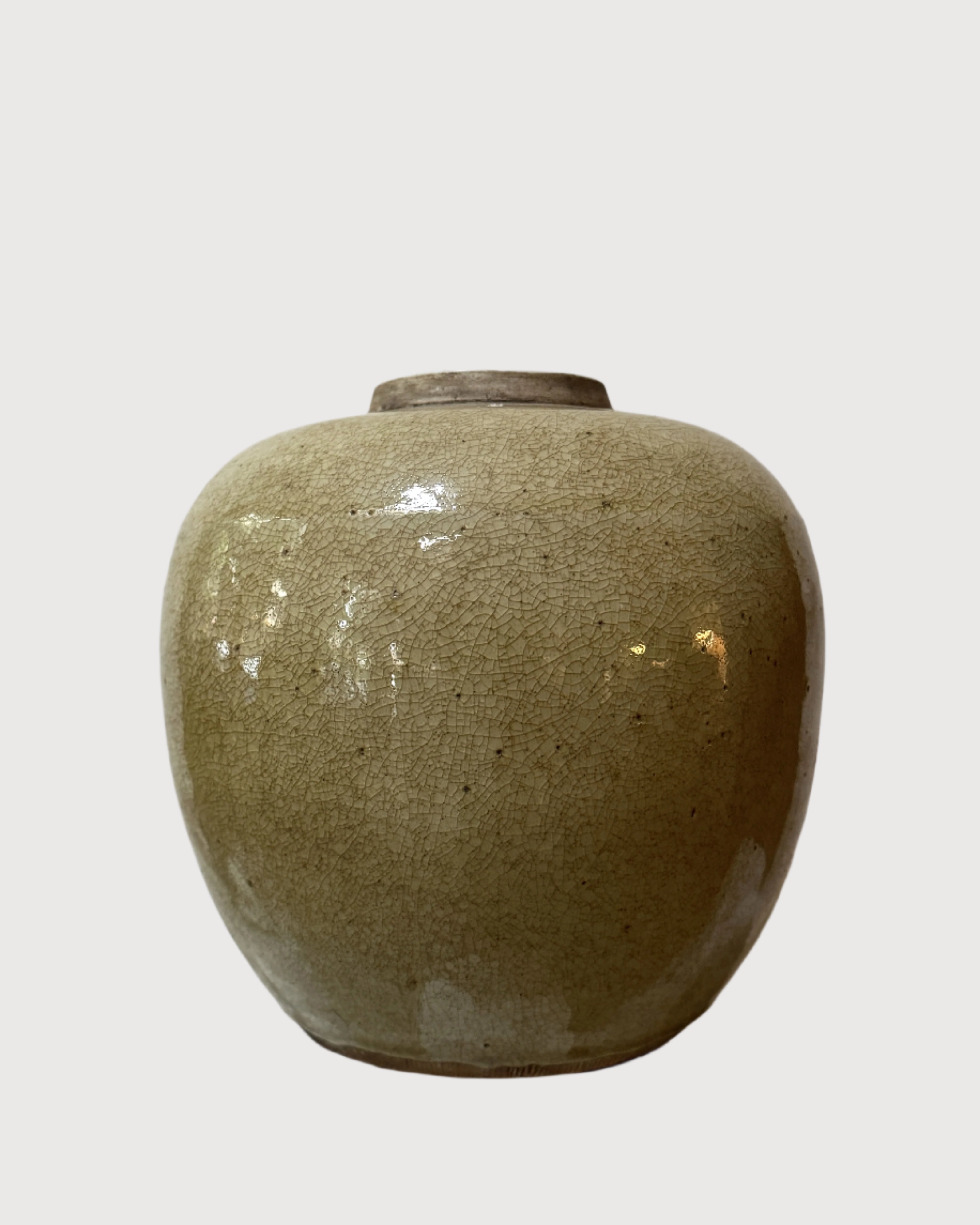 Crackled Glaze Vase, Medium