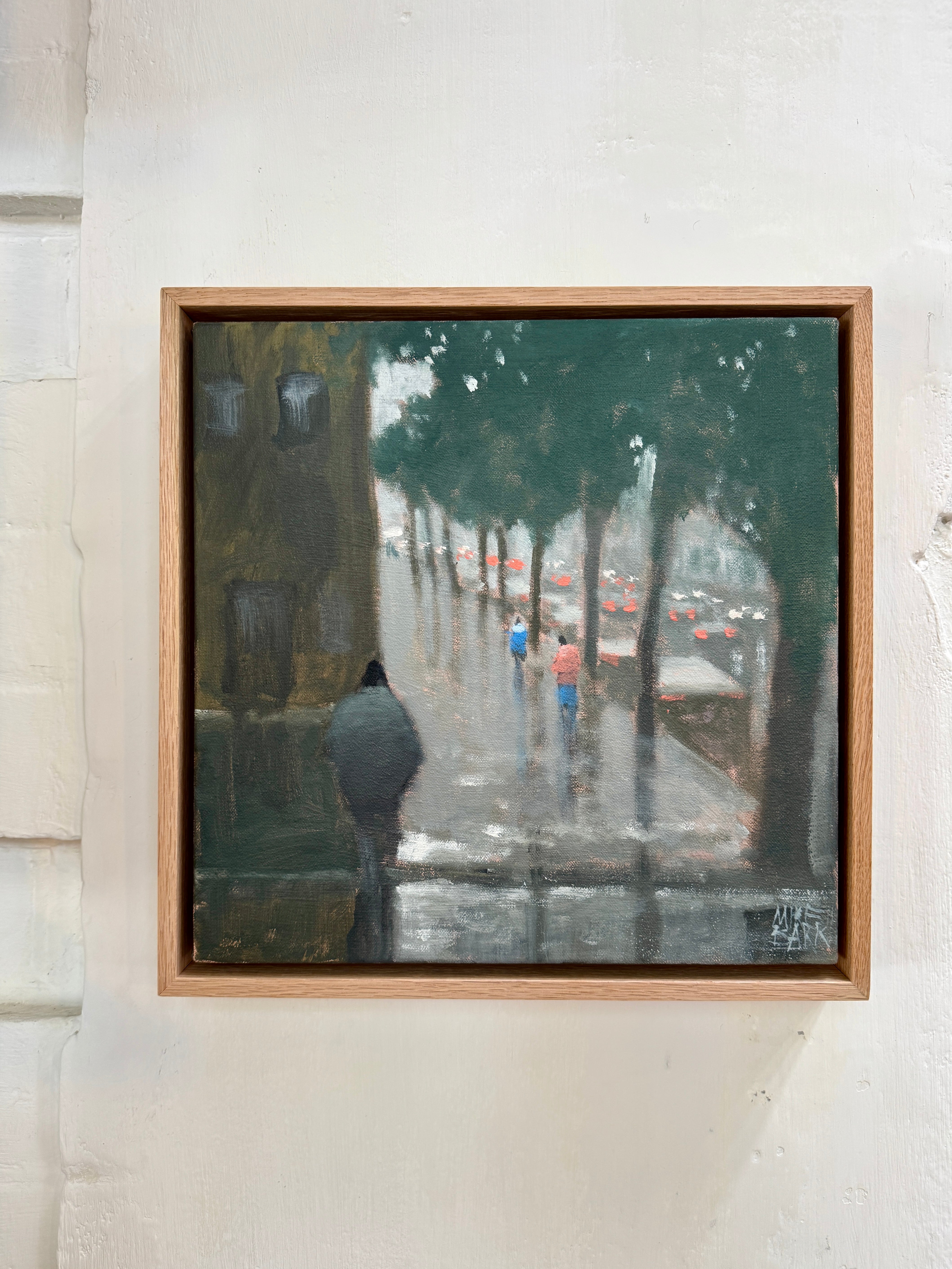 Collins St Rain by Mike Barr