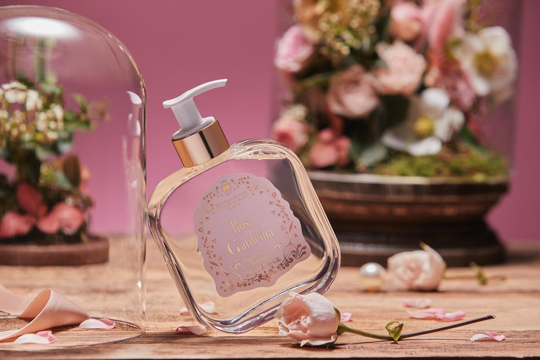 Rosa Gardenia Bath & Shower Gel