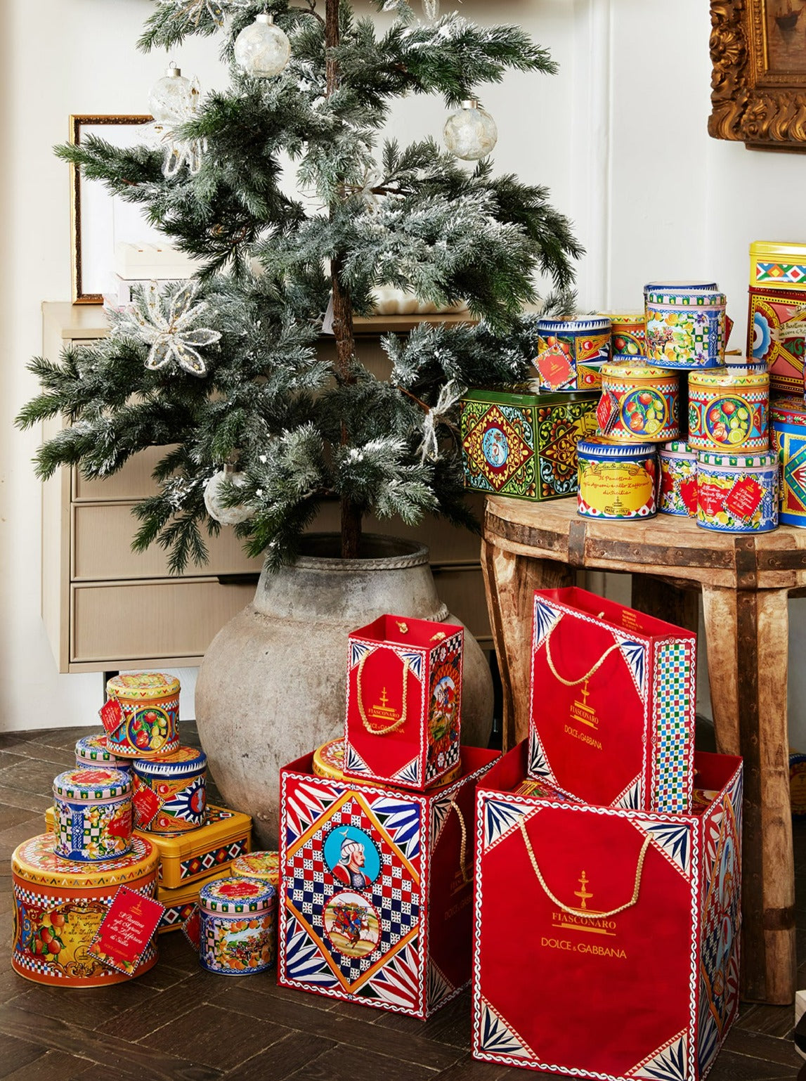 Dolce & Gabbana Tin Panettone Citrus Saffron 500g (Agrumi)