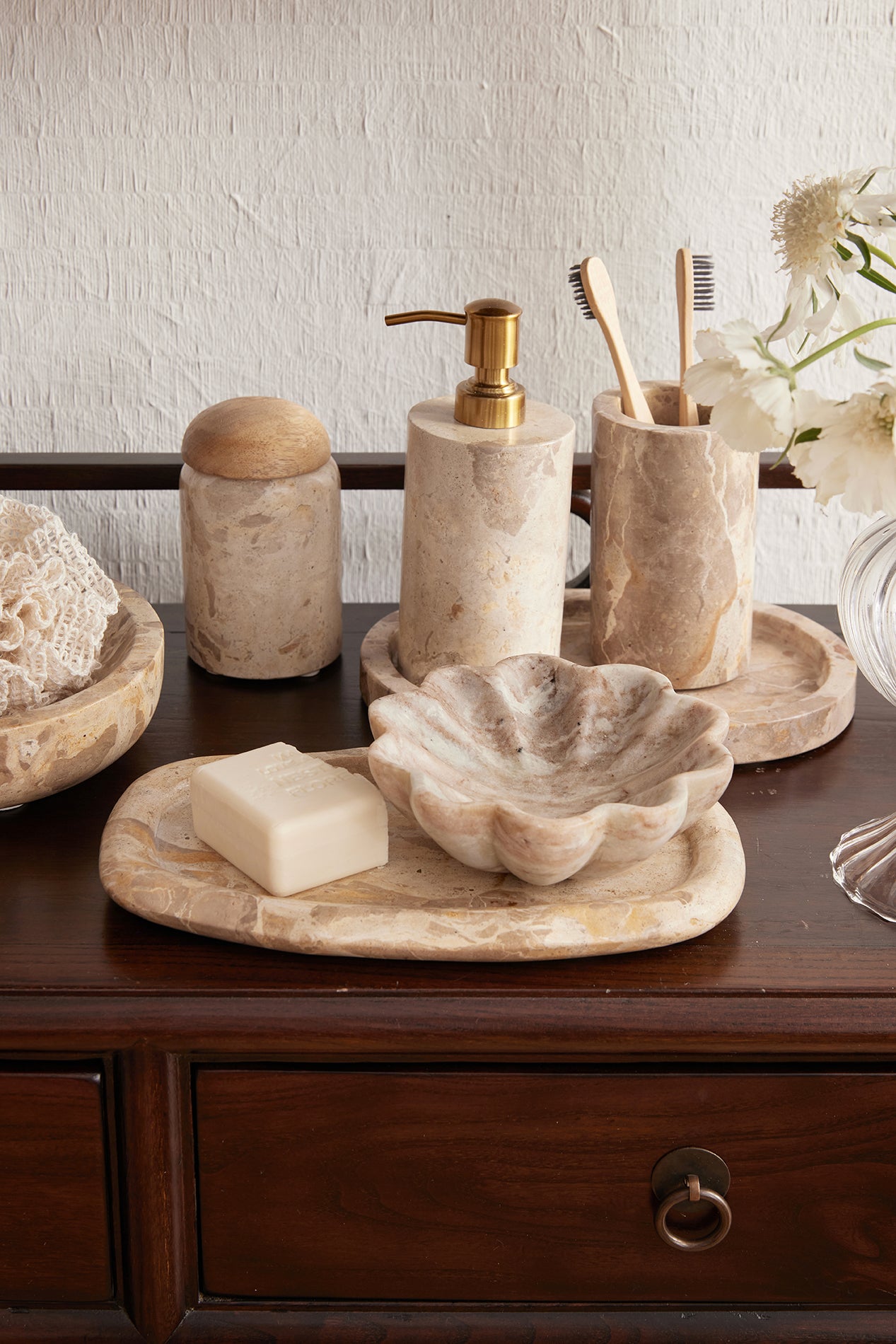 Ines Marble Container