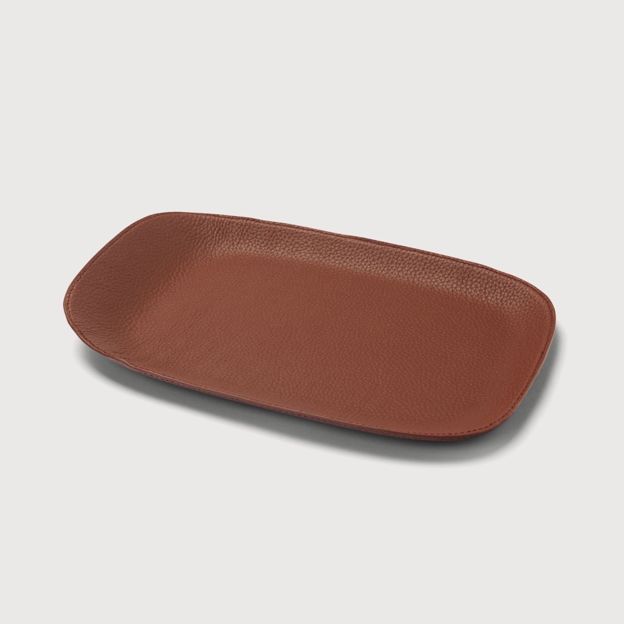 Oxford Leather Valet Tray, Large