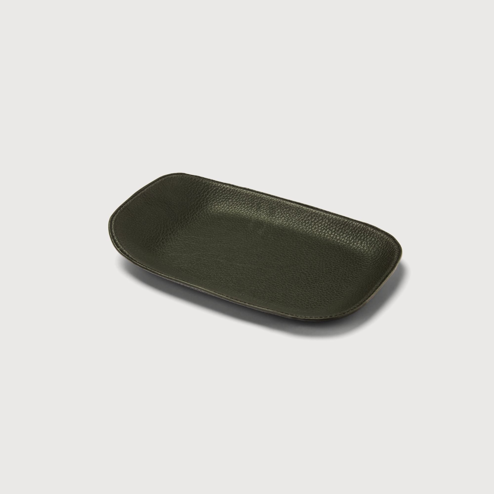Oxford Leather Valet Tray, Medium