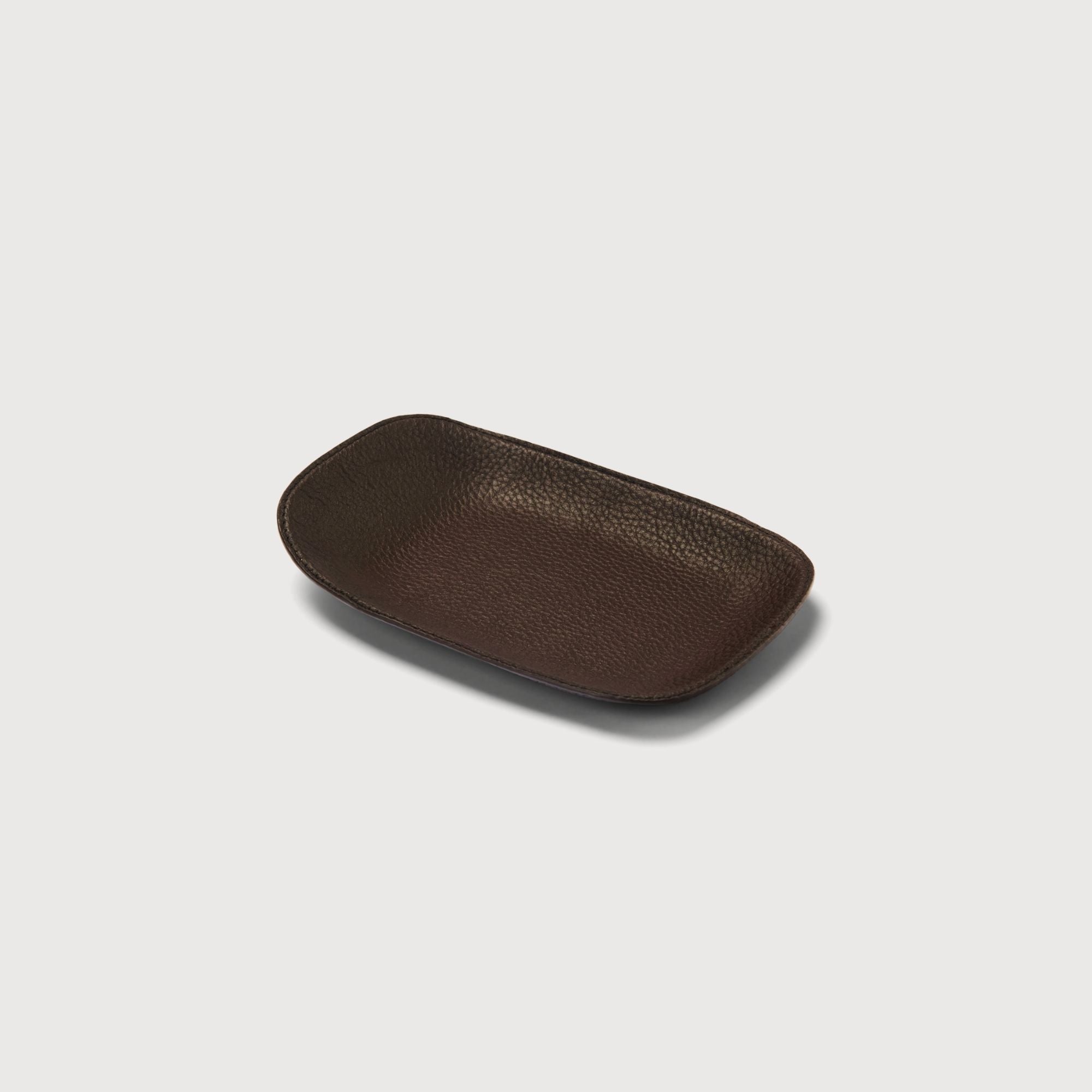 Oxford Leather Valet Tray, Small
