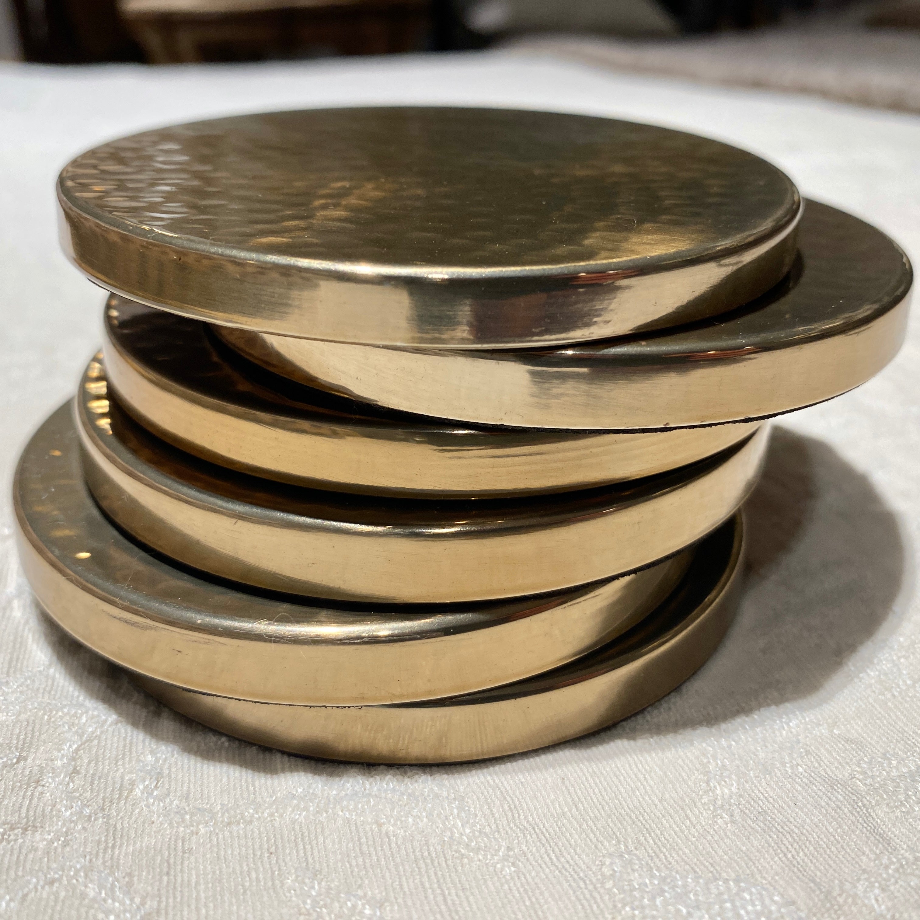 Hammered Coasters, Set of 6