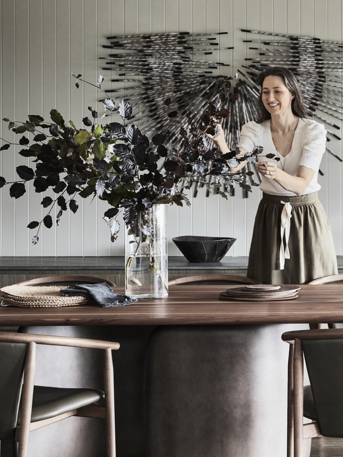 Akora Round Placemat, Set of 6