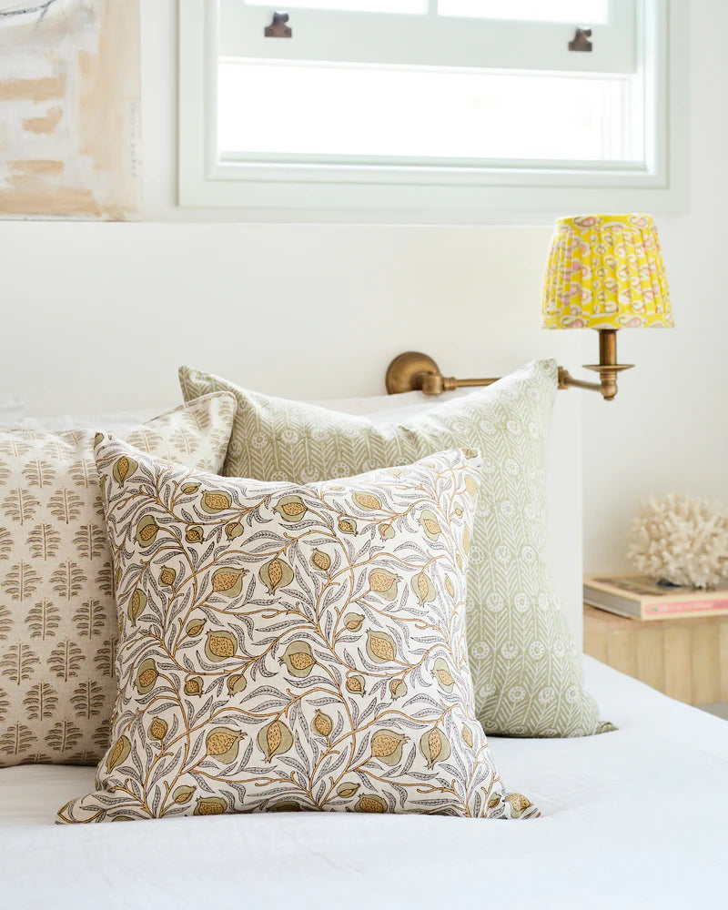 Alcaufar Juniper Linen Cushion, 55x55