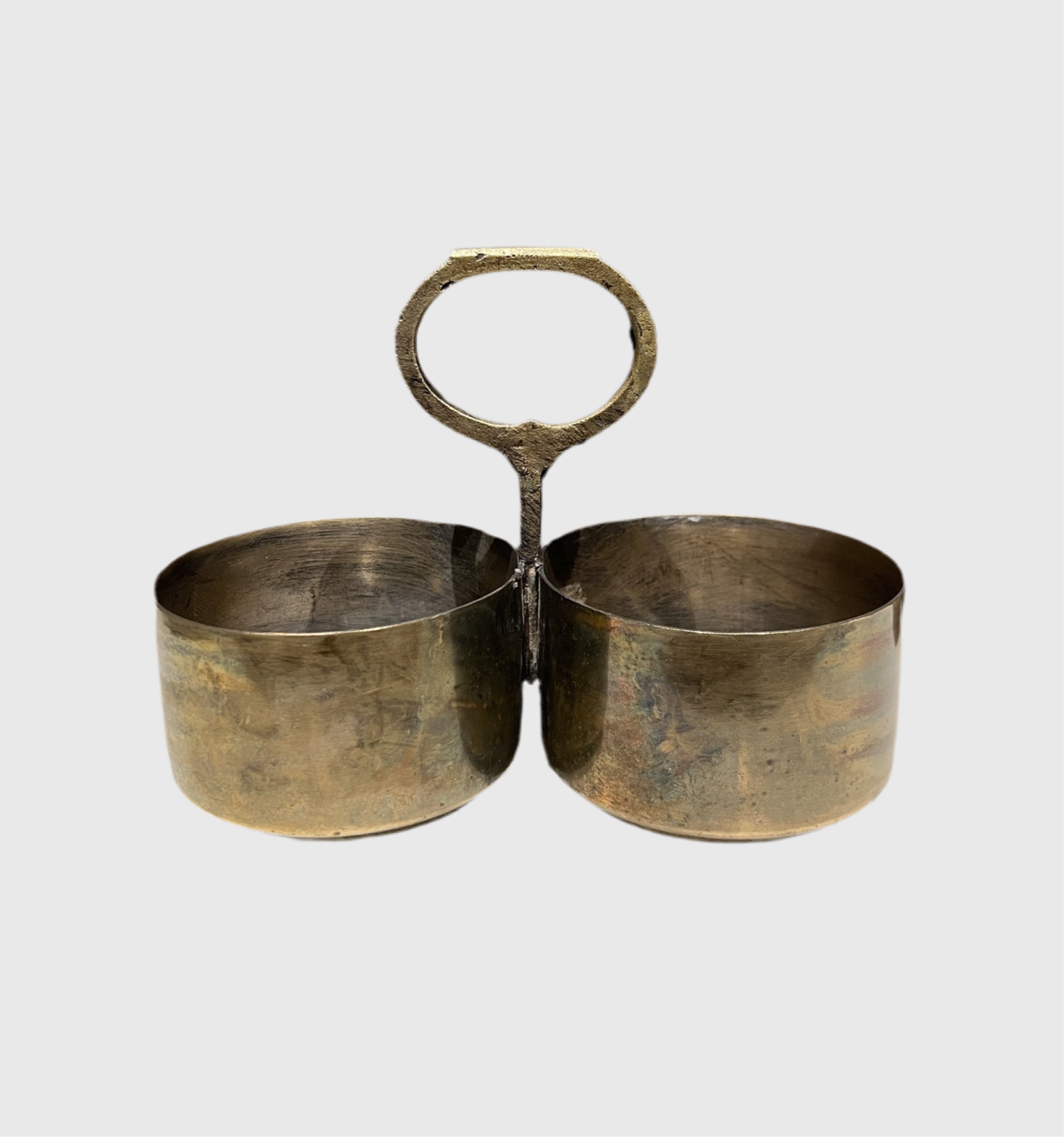 Vintage Brass Vegetable Bowl Large