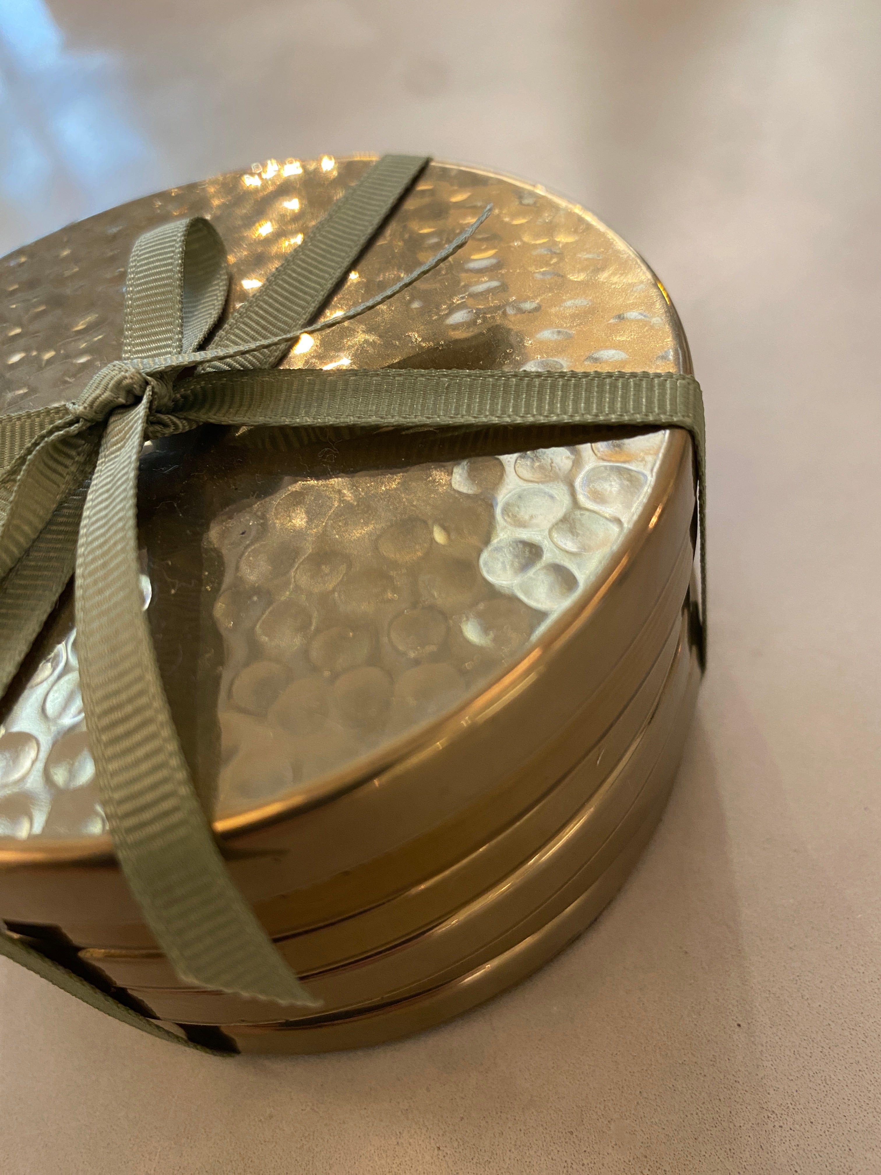 Hammered Coasters, Set of 6