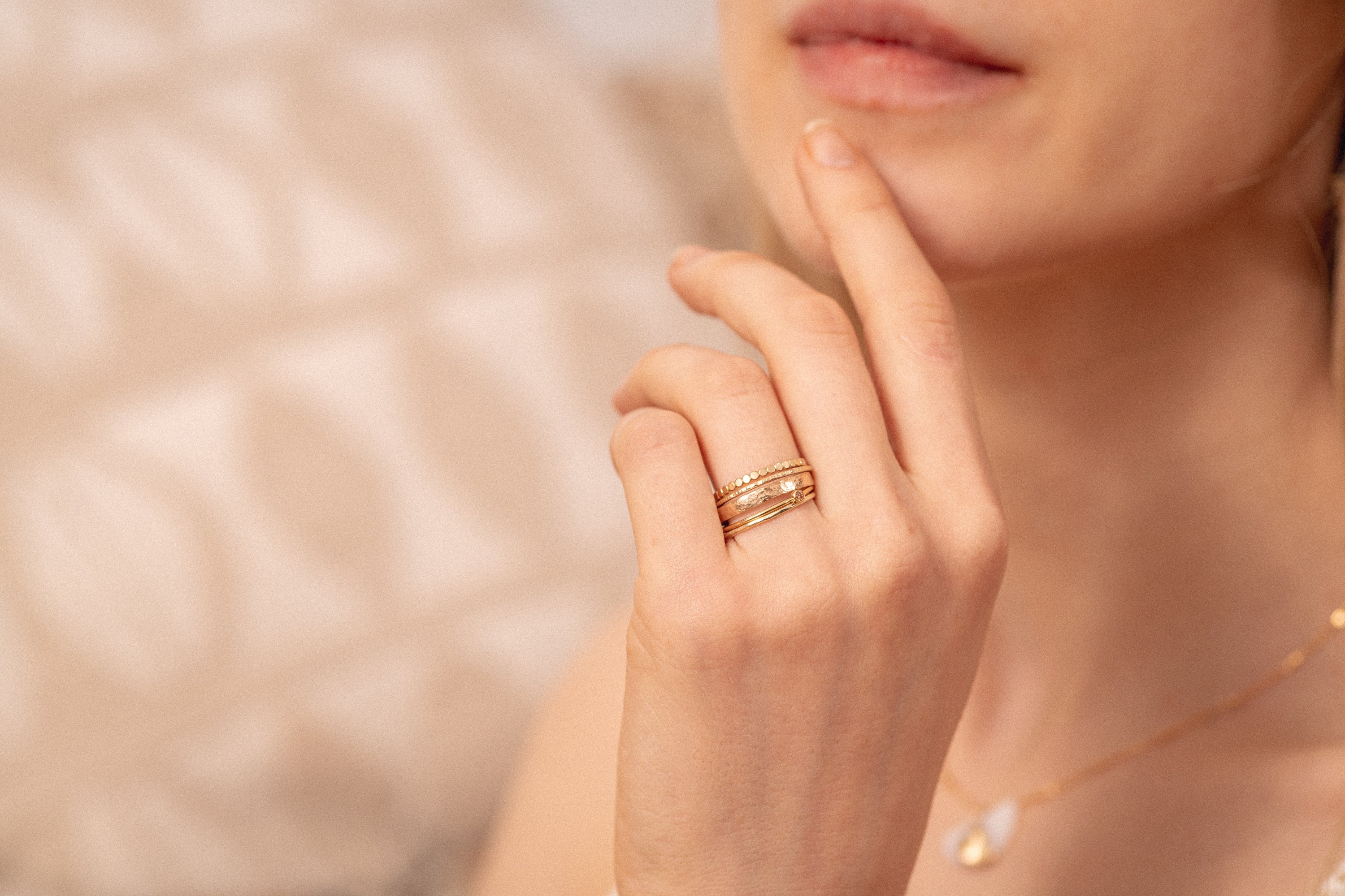 tunisia 14k gold filled ring