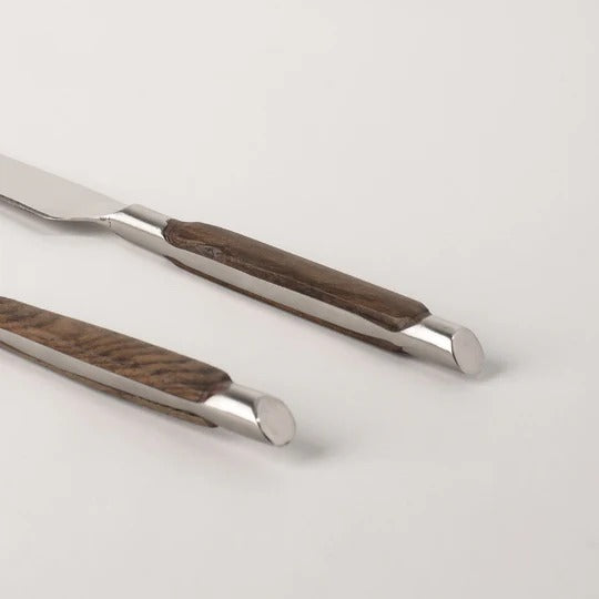 Pate Knife Wood Inlay Handle