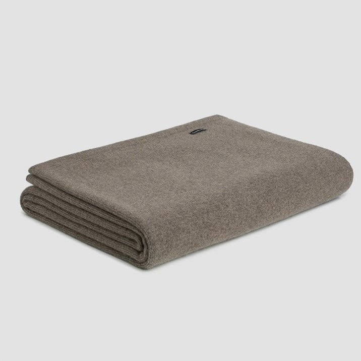 Angora & Merino Wool King/Queen Blanket - Fine Rib