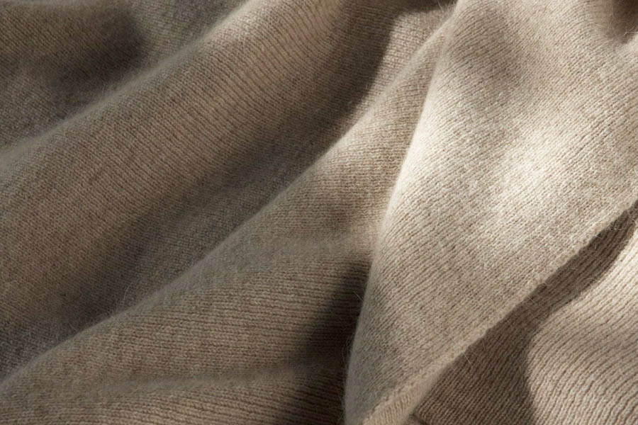 Angora & Merino Wool King/Queen Blanket - Fine Rib