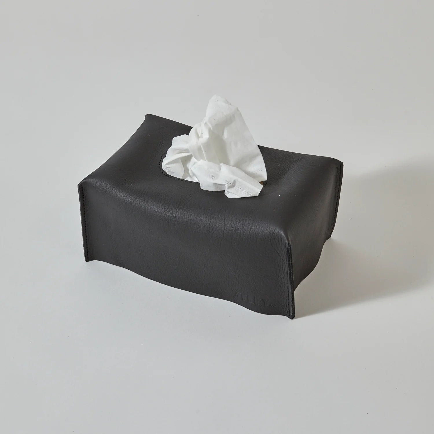 Leather Tissue Box Holder, Rectangular