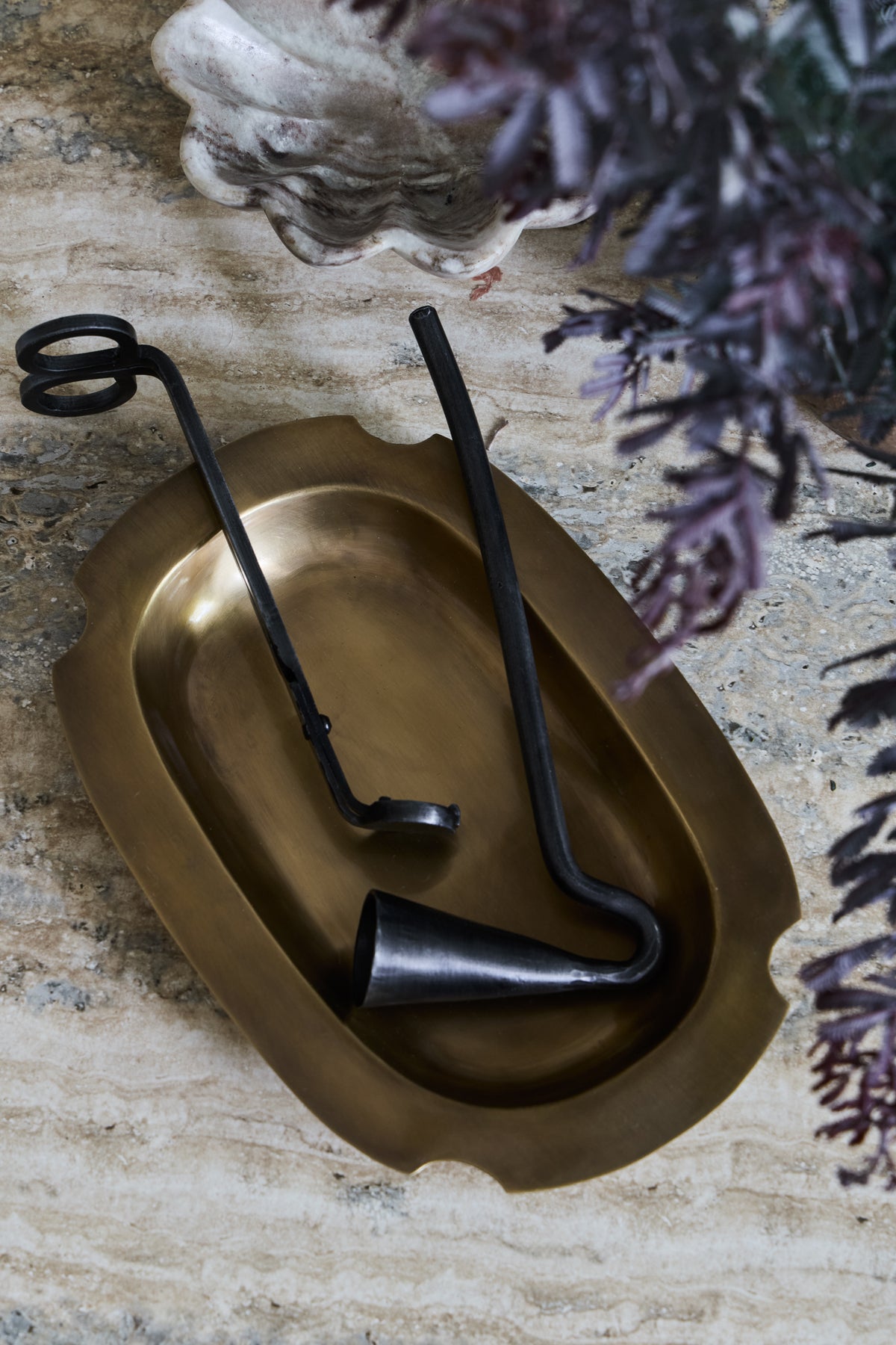KATE NIXON HOME Jai candle accessory set with elegant candle care tools displayed together