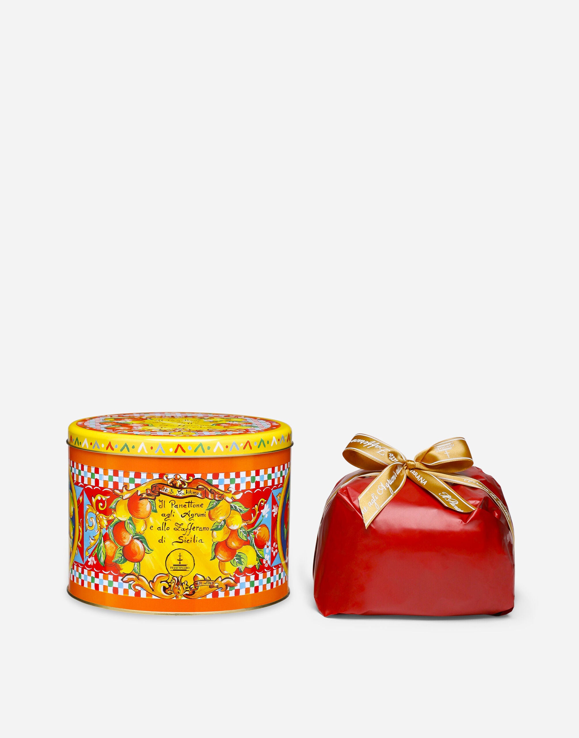 Dolce & Gabbana Tin Panettone Citrus Saffron 500g (Agrumi)