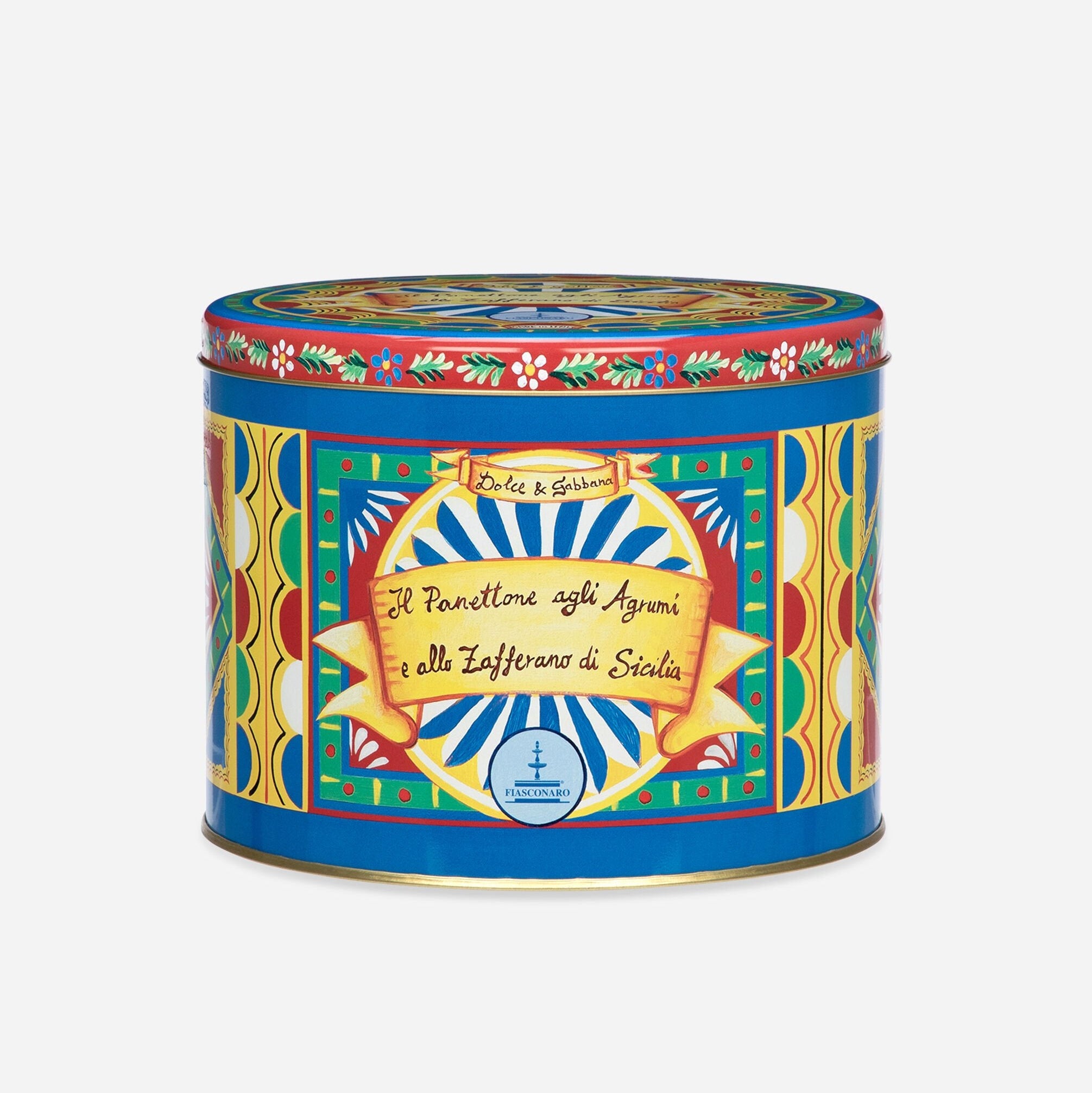 Dolce & Gabbana Tin Panettone Citrus Saffron 500g (Agrumi)