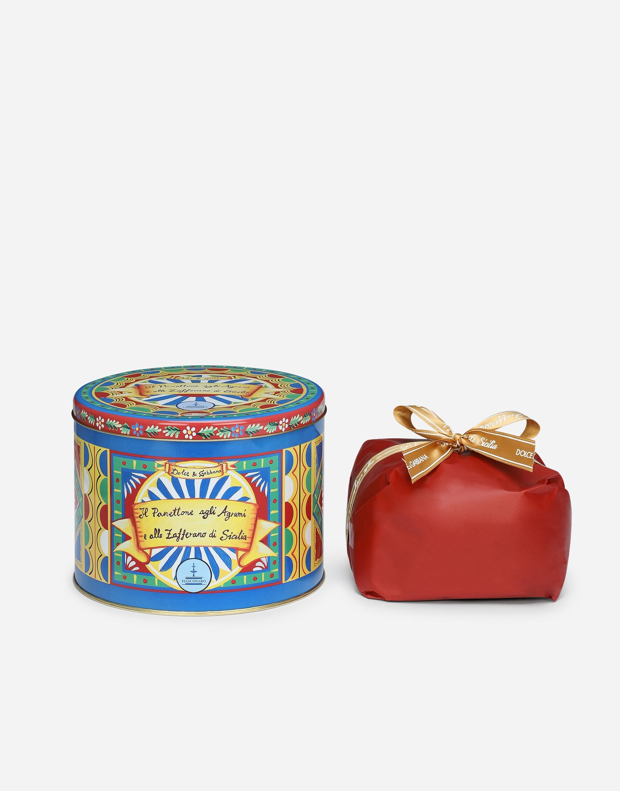 Dolce & Gabbana Tin Panettone Citrus Saffron 500g (Agrumi)