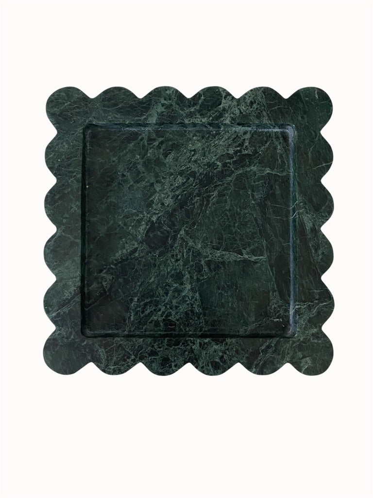 Chantilly Scalloped Tray Square