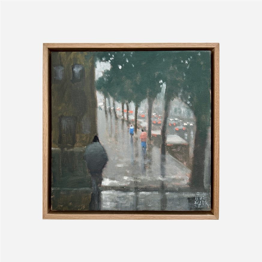 Collins St Rain by Mike Barr
