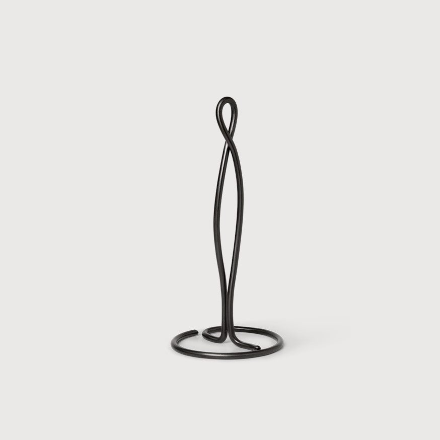 Curvature Paper Towel Holder Black Brass