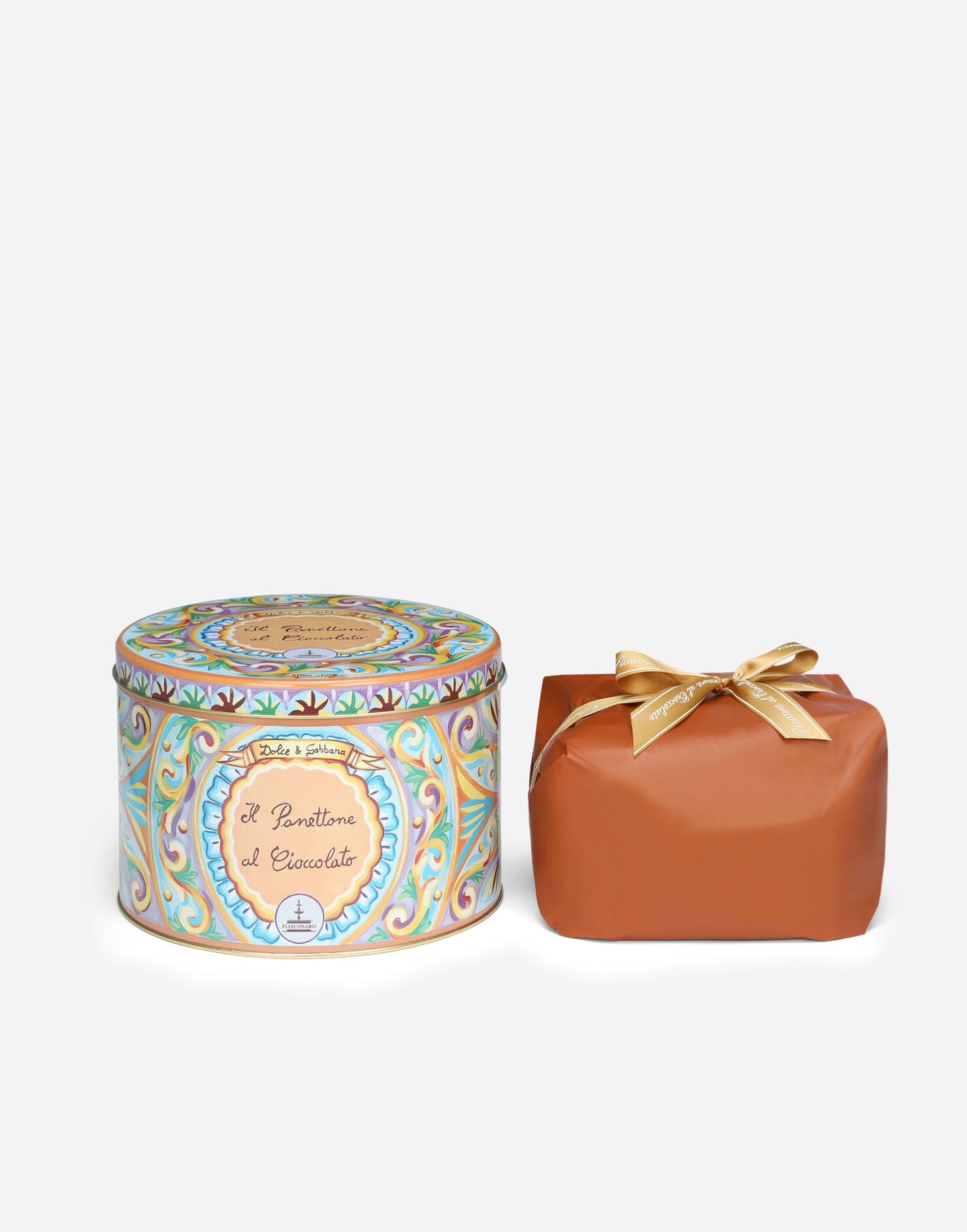 Dolce & Gabbana Tin Panettone with Milk & Dark Chocolate 1kg