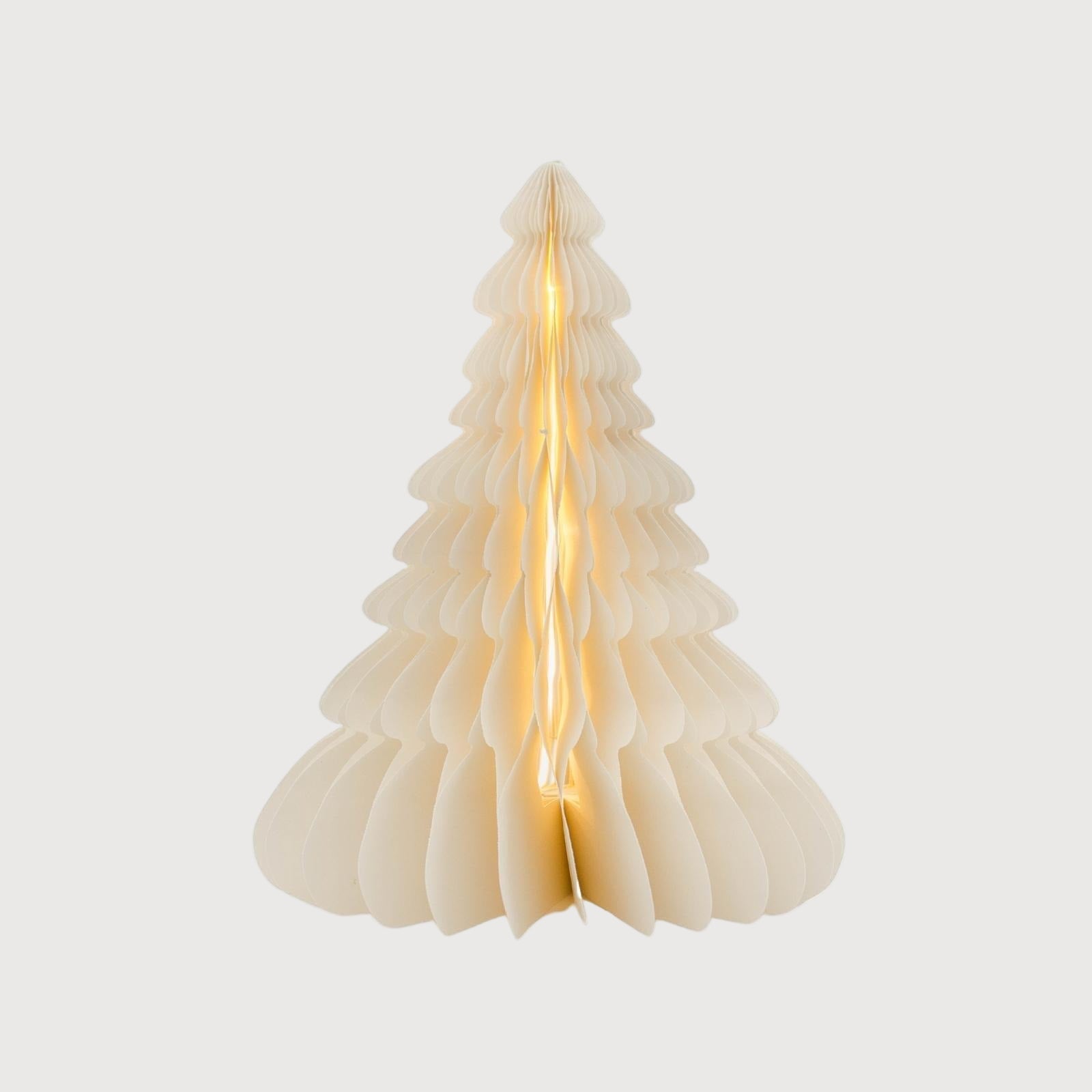 Tree Standing Off-White with LED Light 30cm