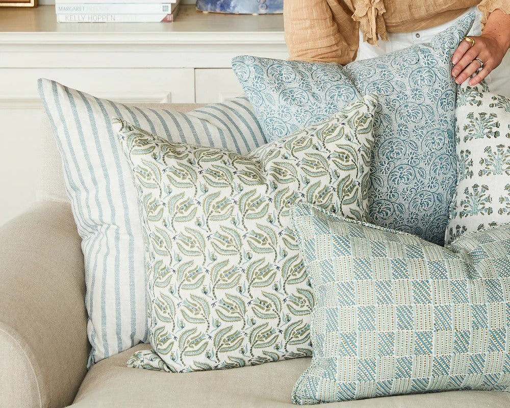 Broccato Slate Cushion