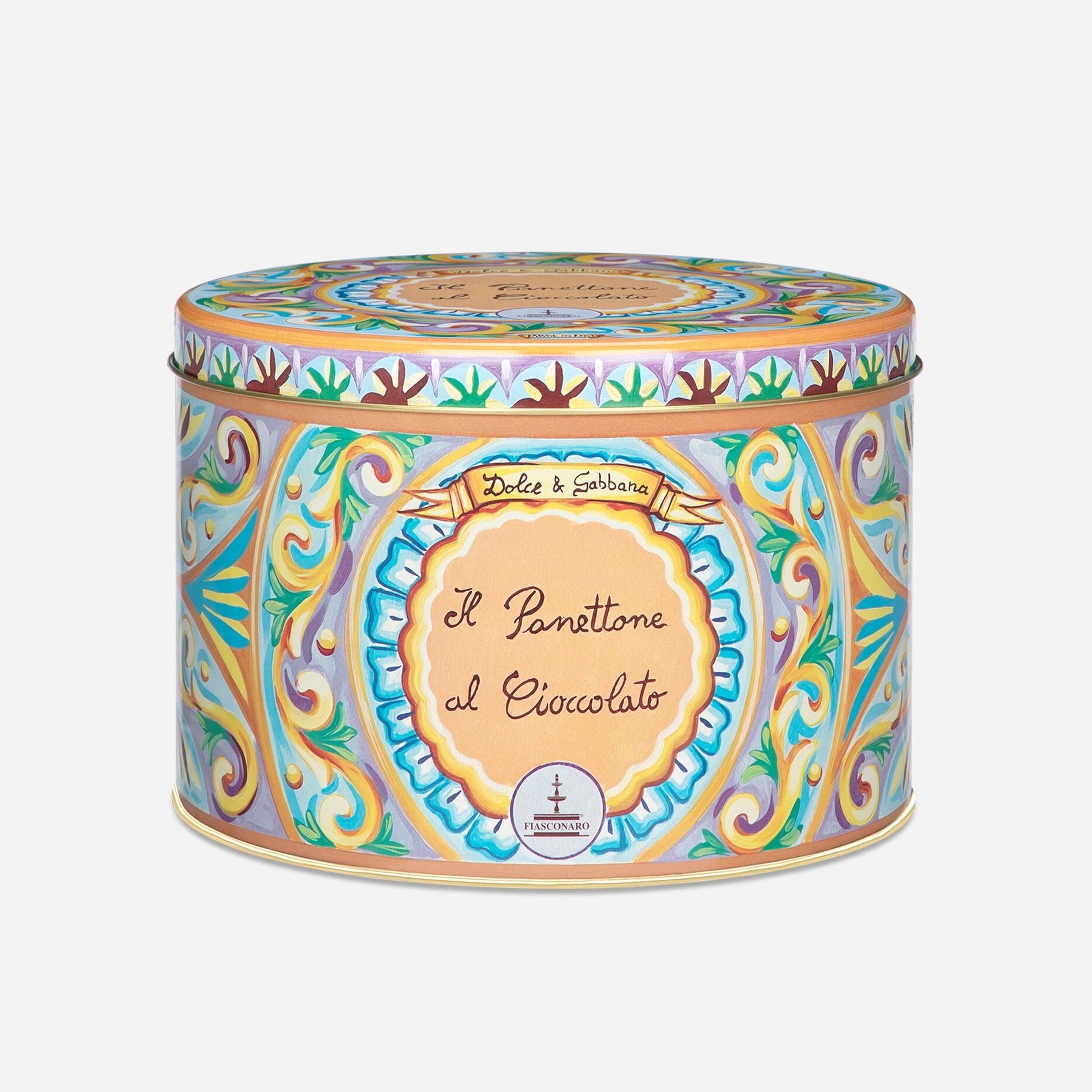 Dolce & Gabbana Tin Panettone with Milk & Dark Chocolate 1kg