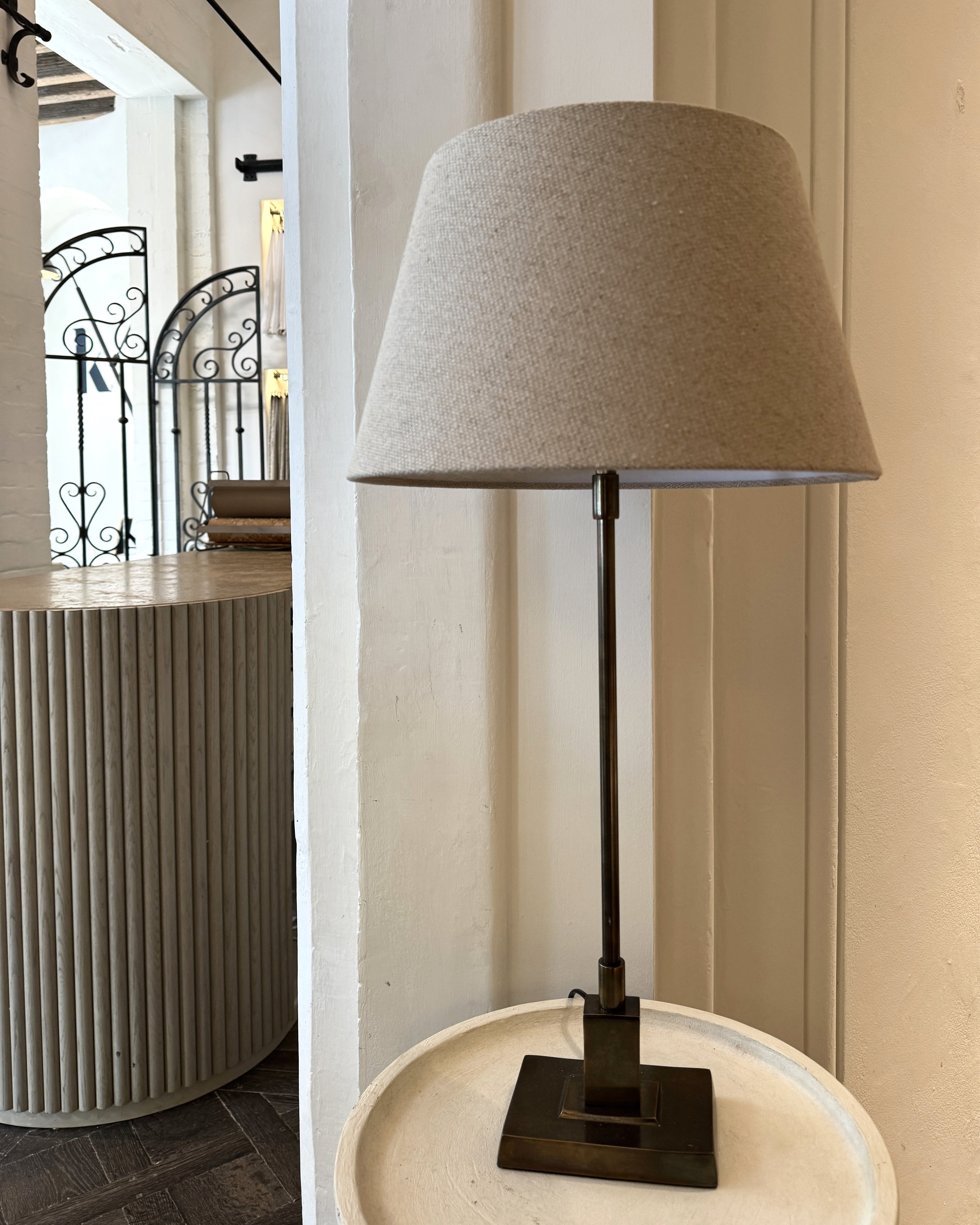Luxor Lamp with Tapered Shade