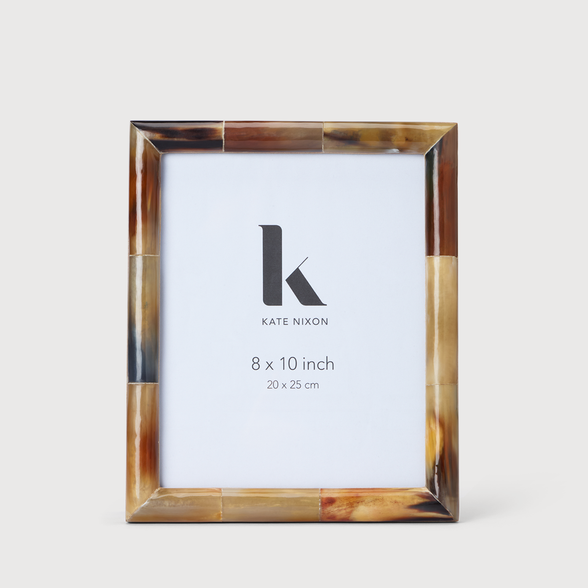KATE NIXON HOME Mandra 8x10 photo frame showing a sleek wooden design with a glass front for displaying photographs.