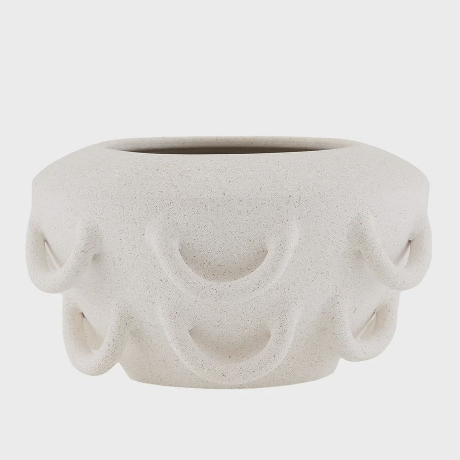 Paloma Speckled Ivory Vase