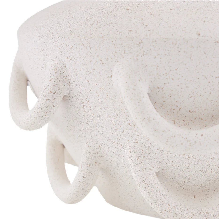 Paloma Vase Speckled Ivory