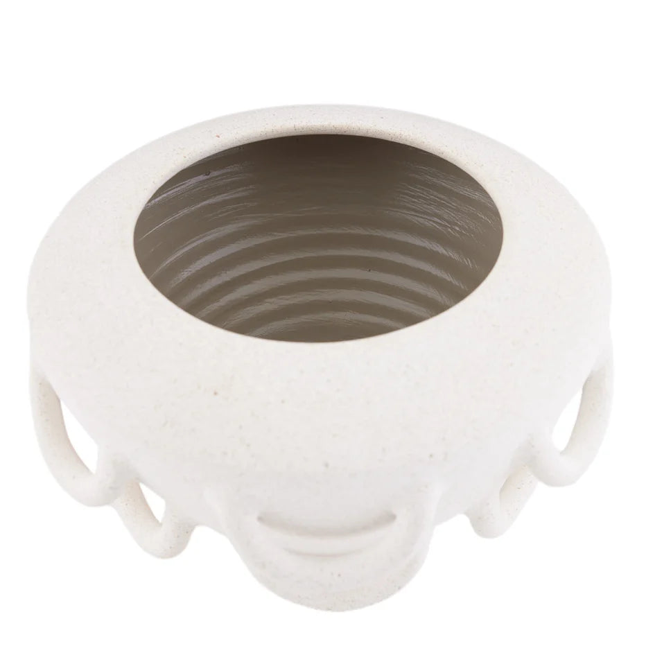 Paloma Vase Speckled Ivory