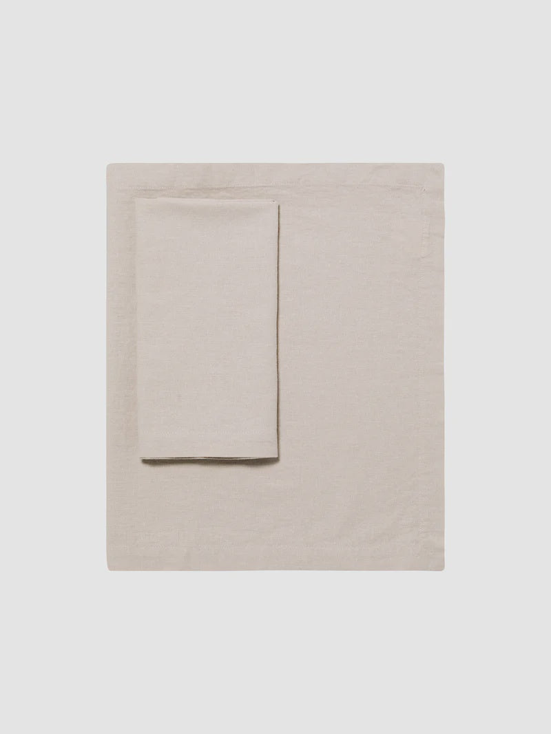 Terrace Oatmeal Grand Tablecloth 180x300cm