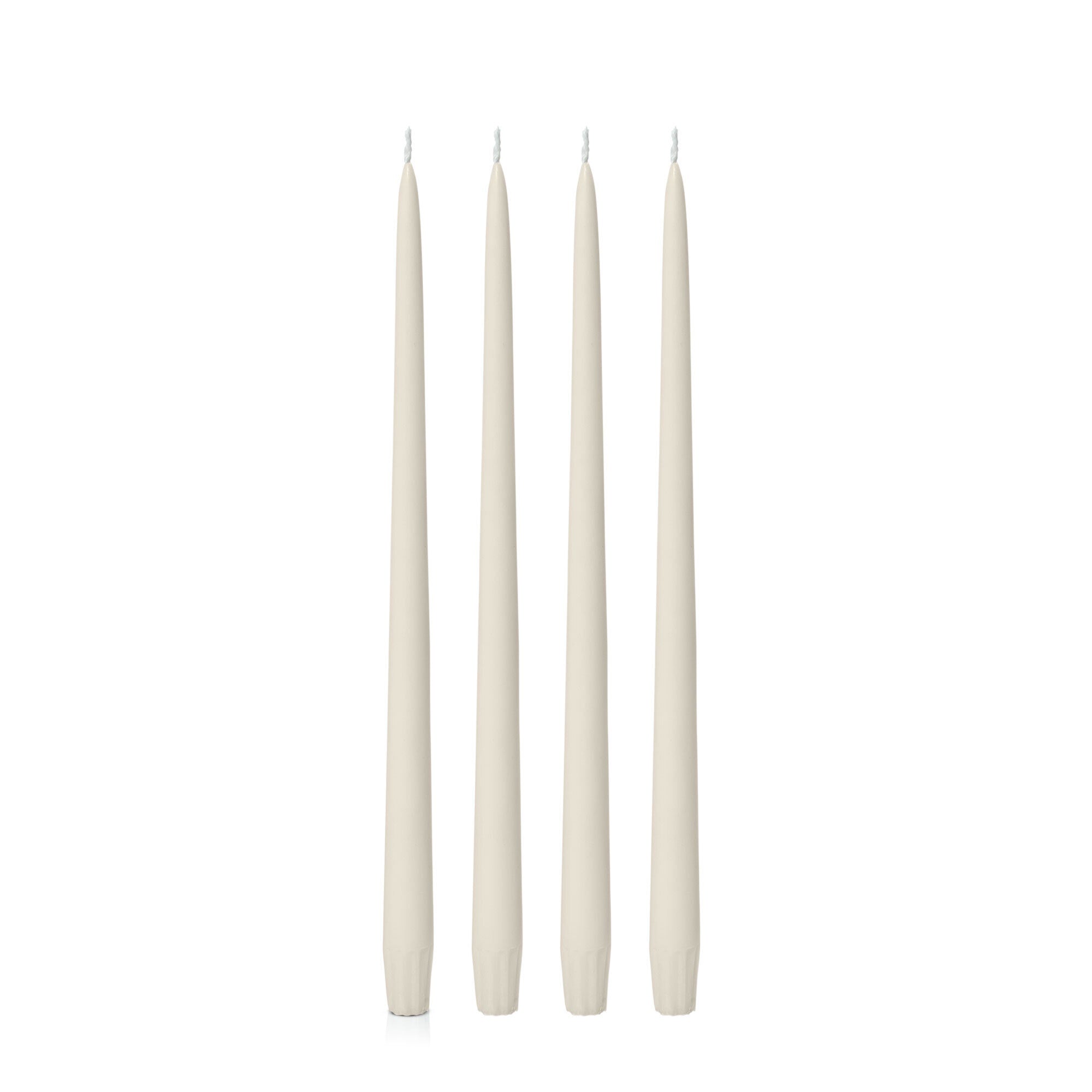 Taper Candle 35cm Ivory, 4pc Pack