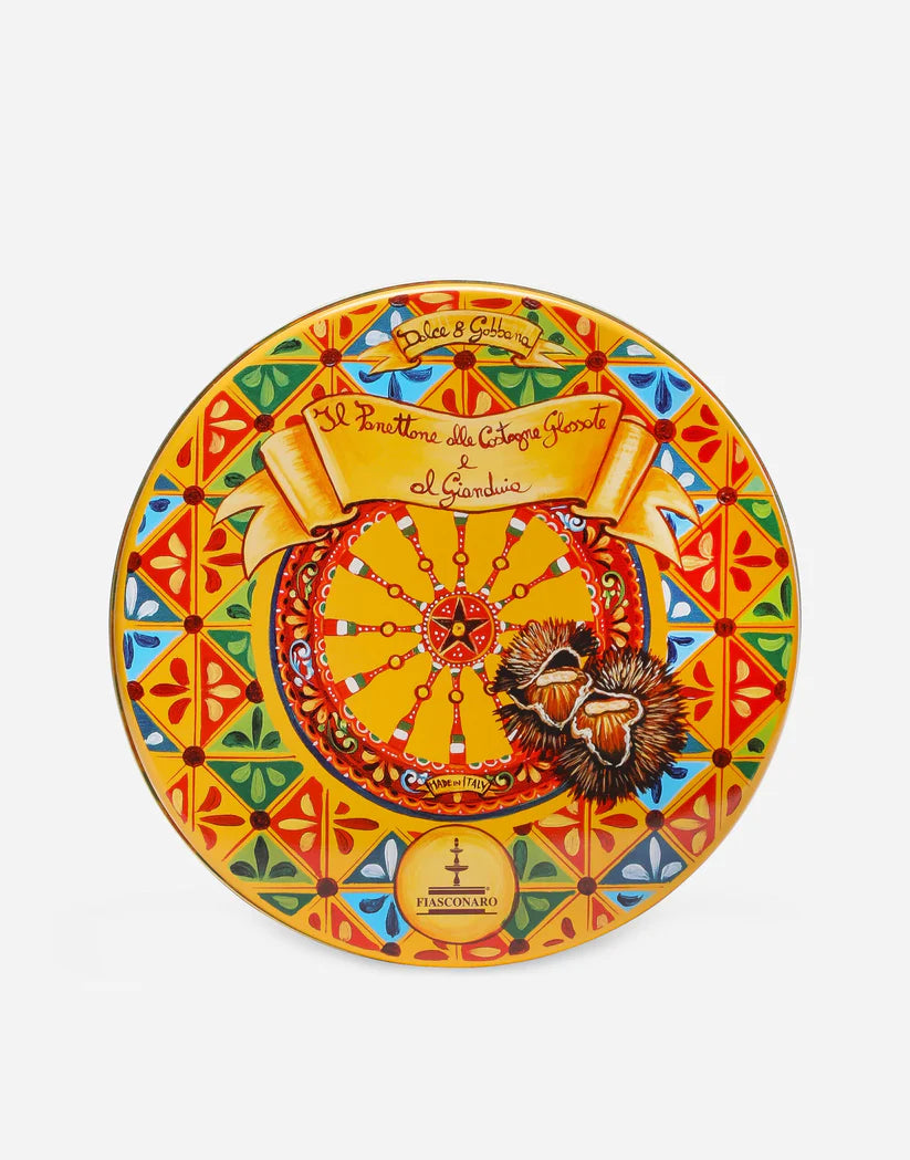 Dolce & Gabbana Tin Panettone Chestnuts & Gianduia 1kg