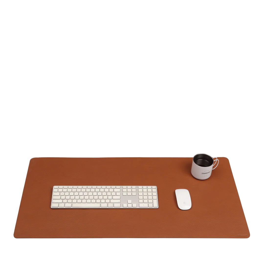 Leather desk mat large sale