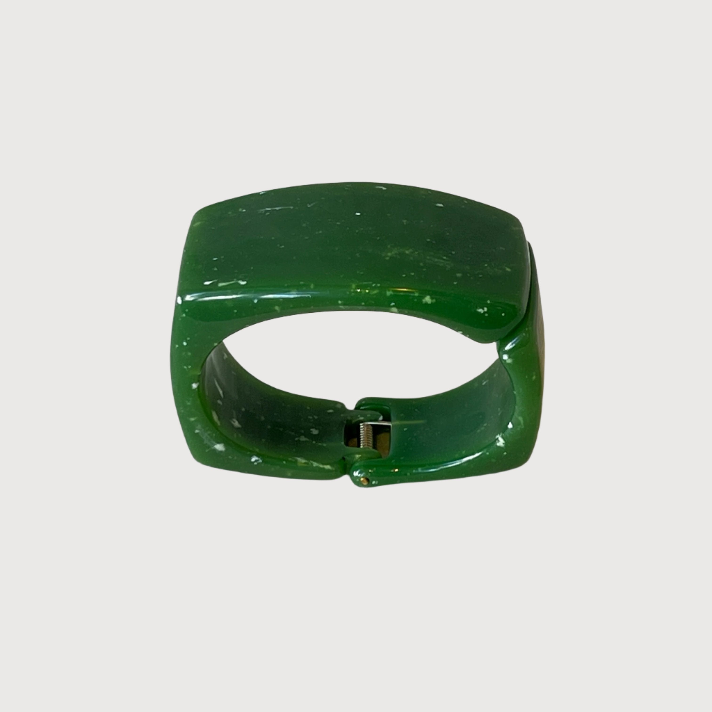 Square Click-Clack Bracelet - Green