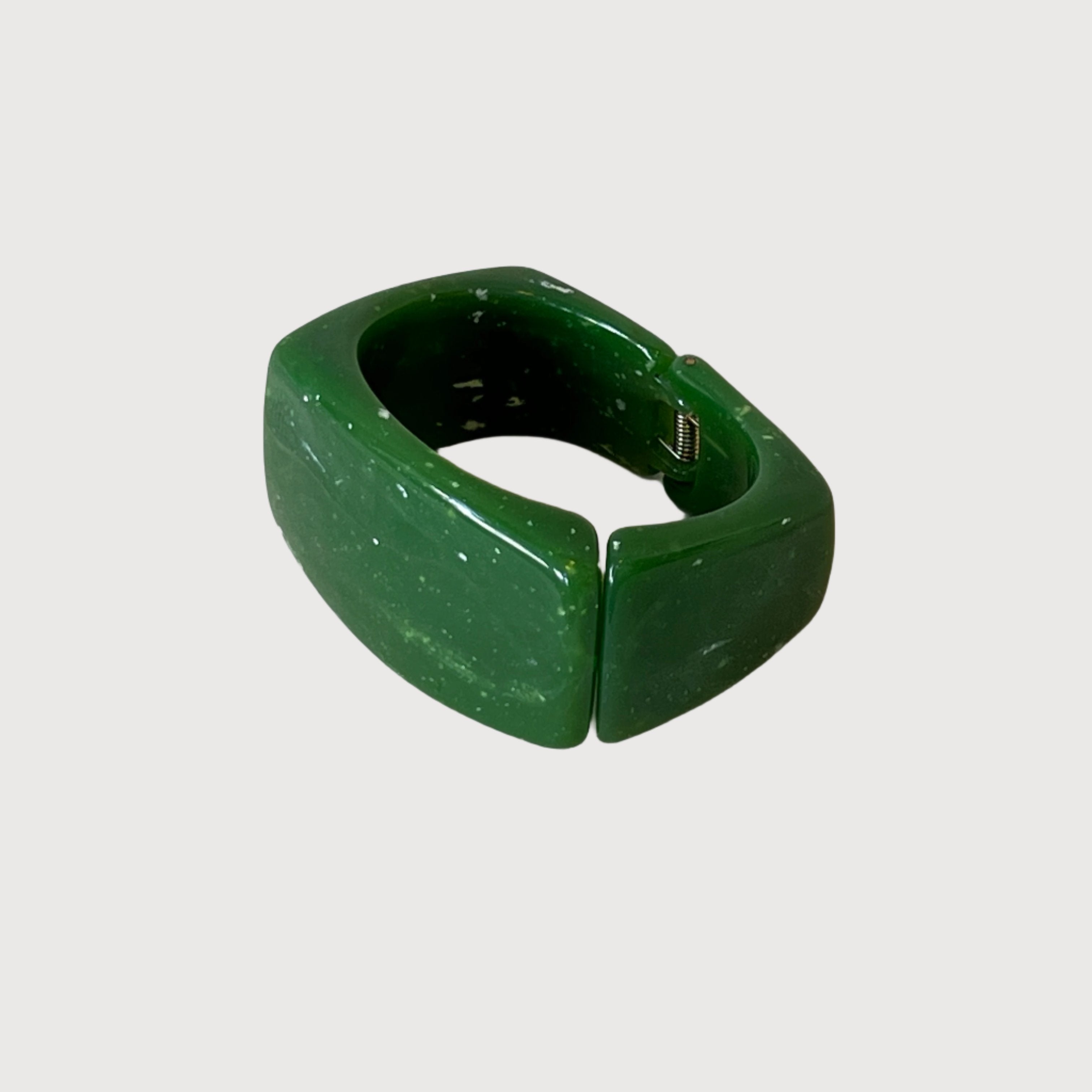 Square Click-Clack Bracelet - Green