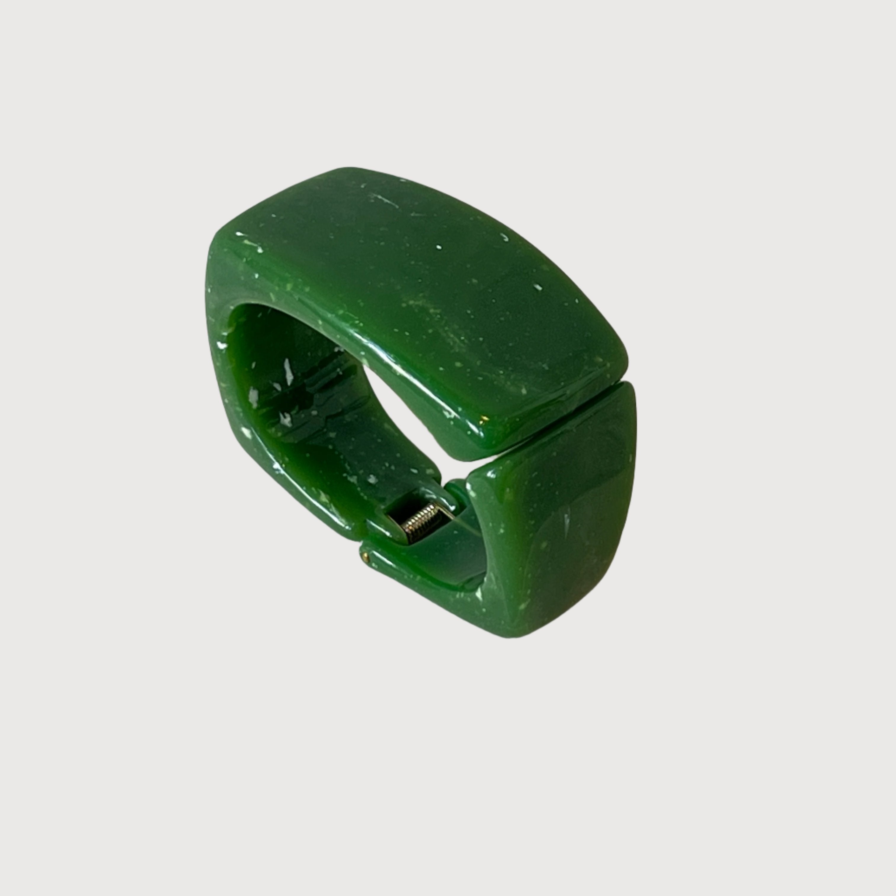 Square Click-Clack Bracelet - Green