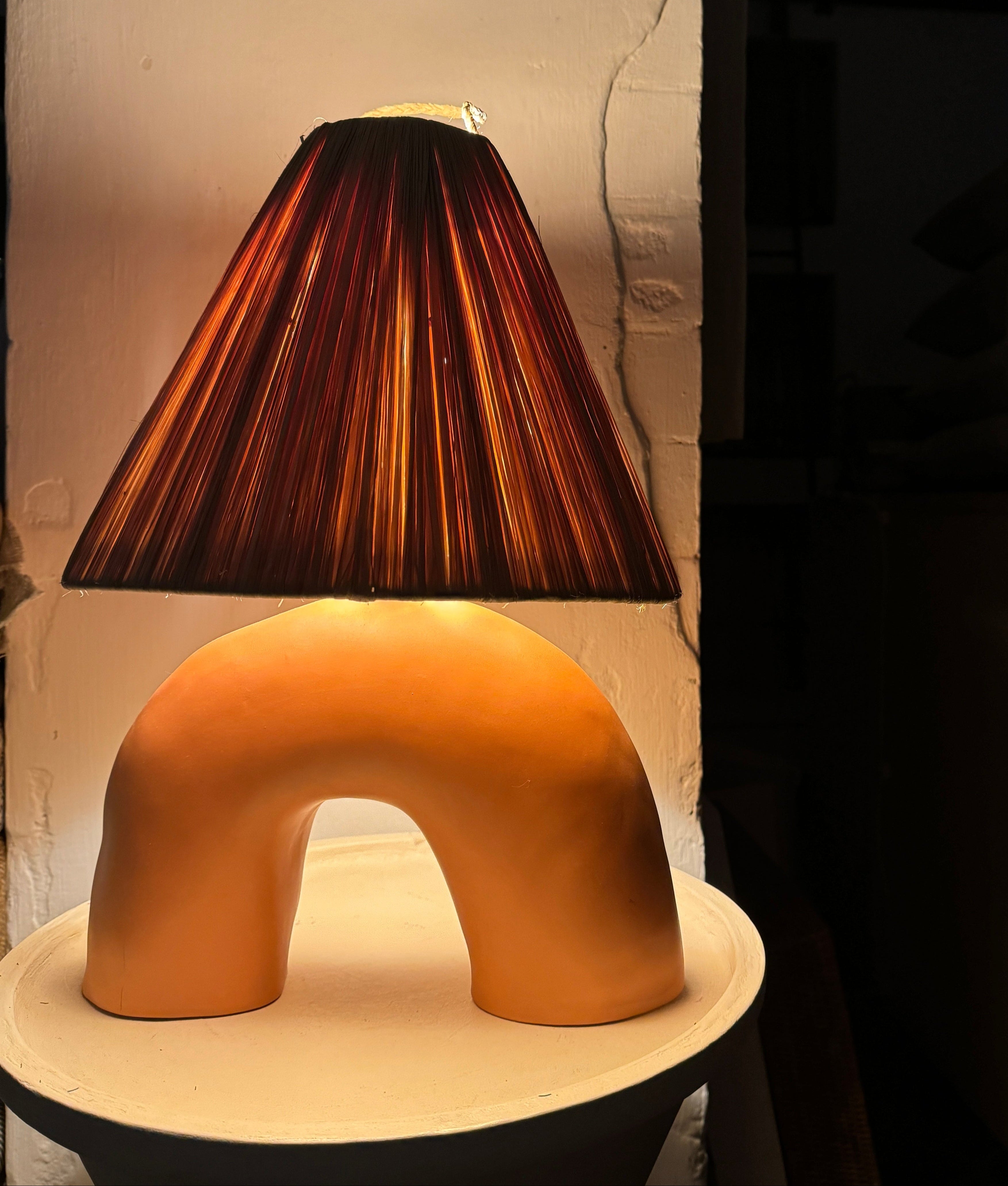 Volta Lamp by Marta Bonilla, Terracotta