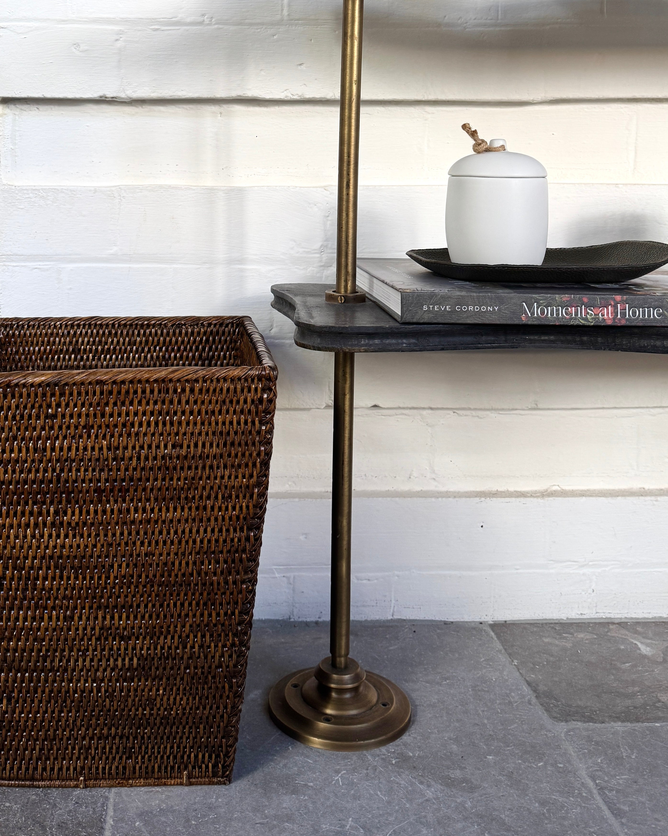Square Tapered Rattan Bin