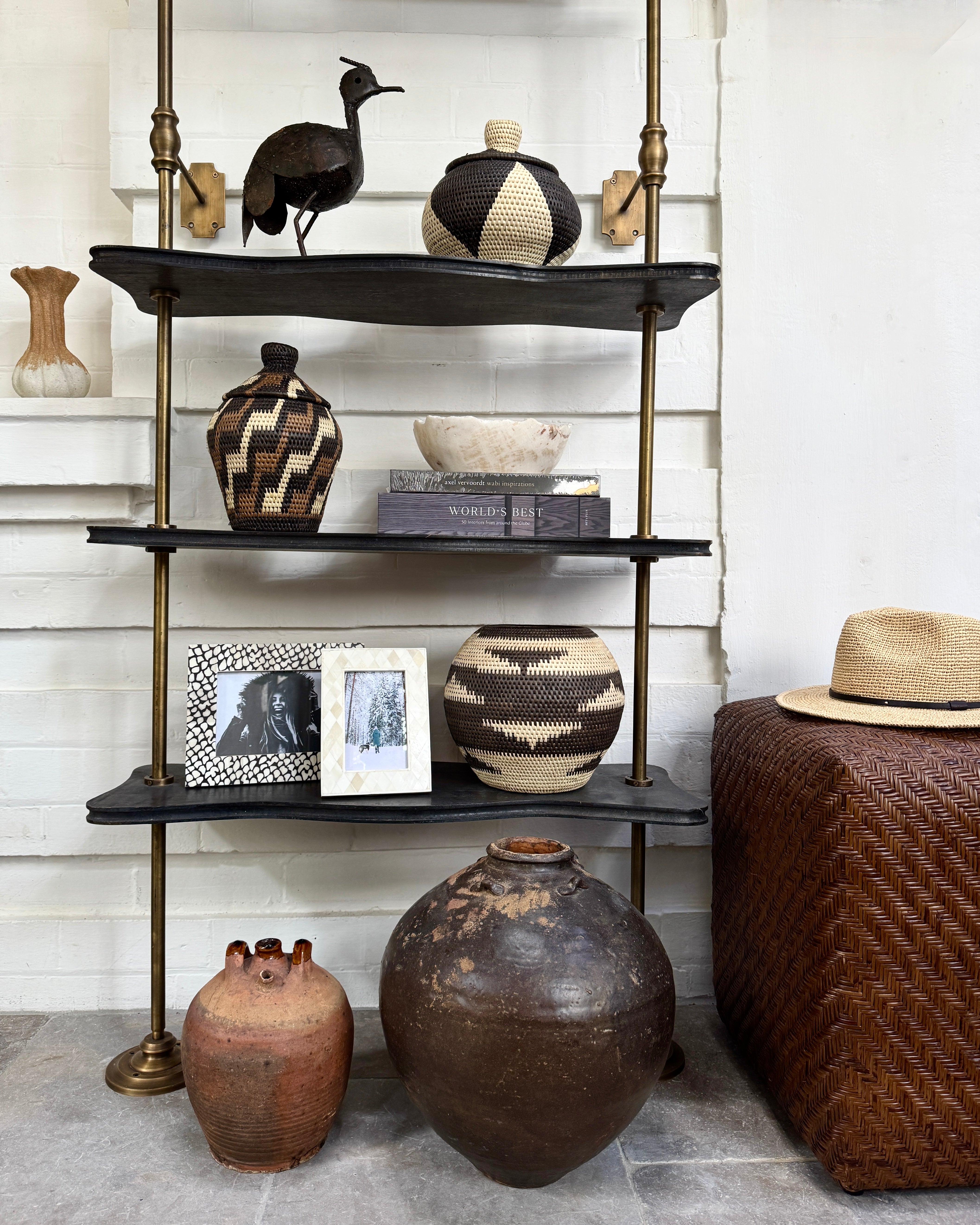 Squat Lidded Lombok Basket