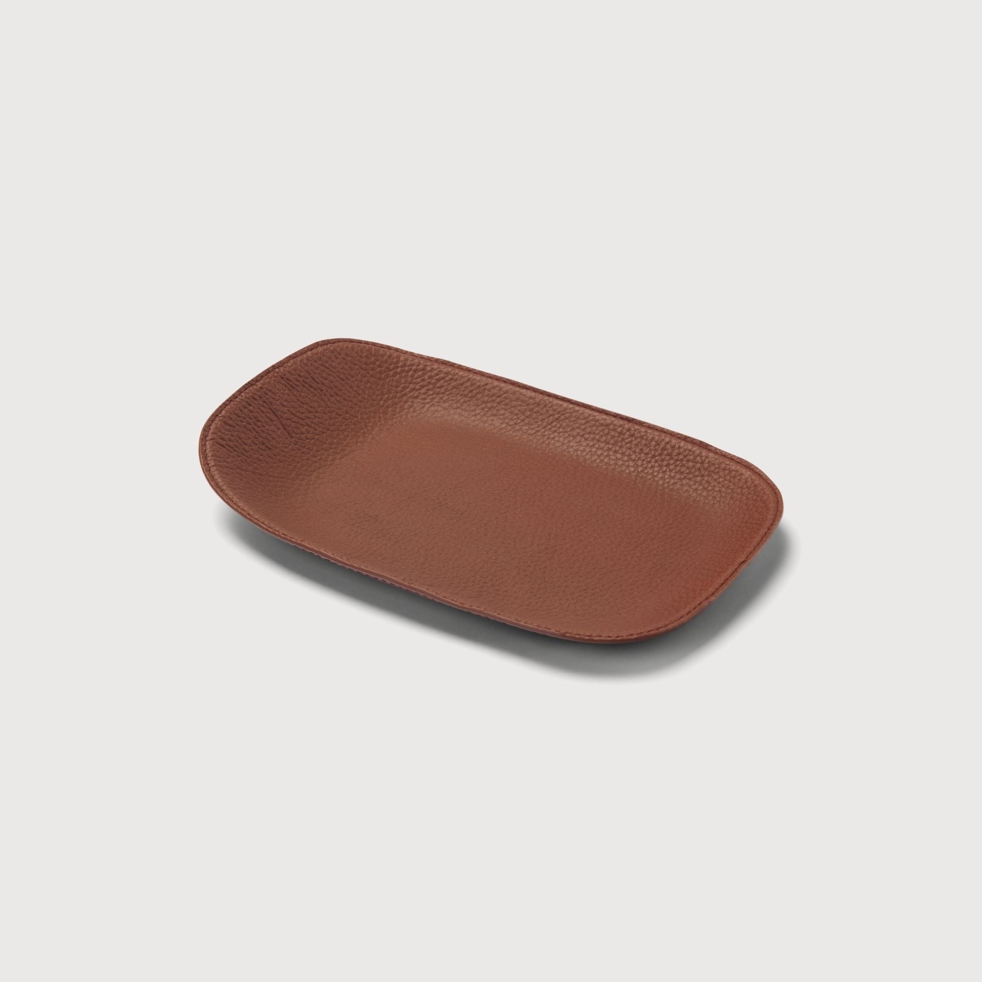 Oxford Leather Valet Tray, Medium