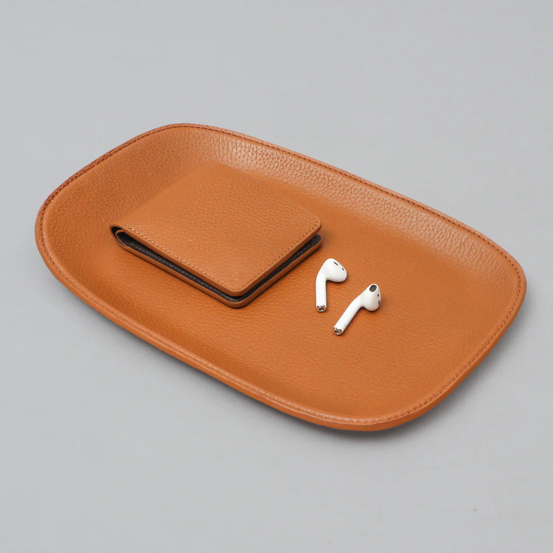 Leather Valet Tray, Large