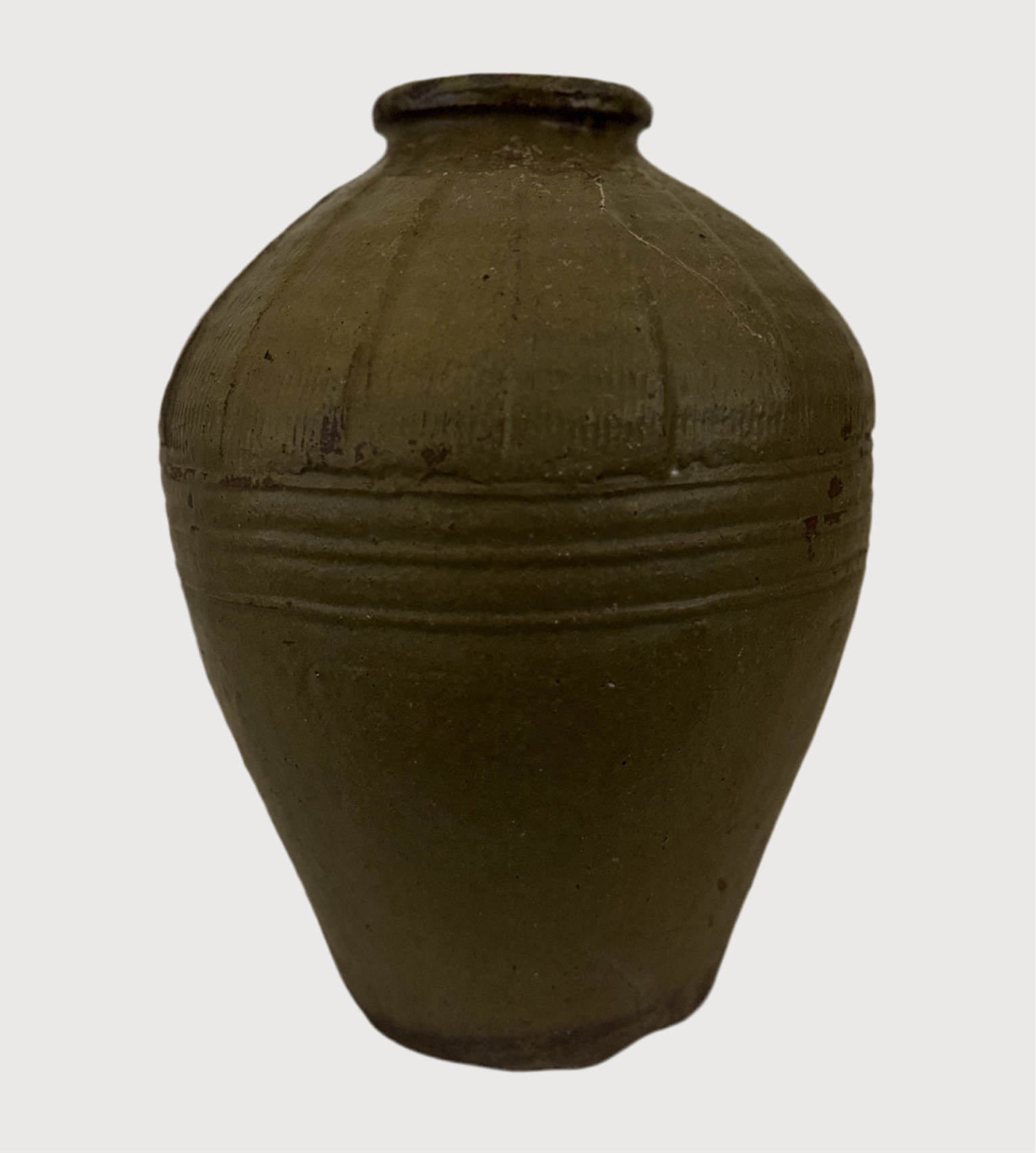 Olive Rice Wine Pot, Parachute Banding